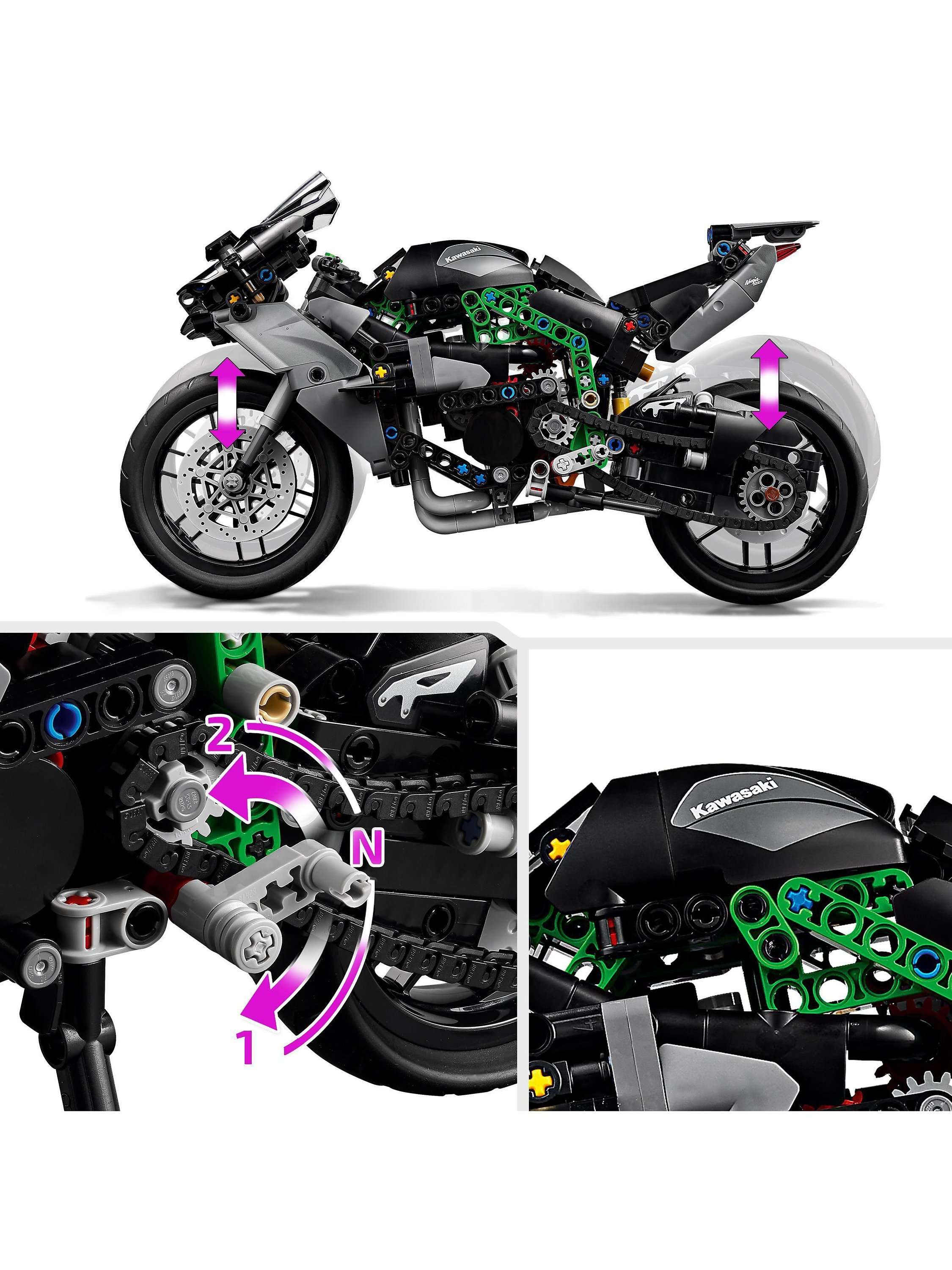 Technic 42170 Kawasaki Ninja H2R Motorcycle