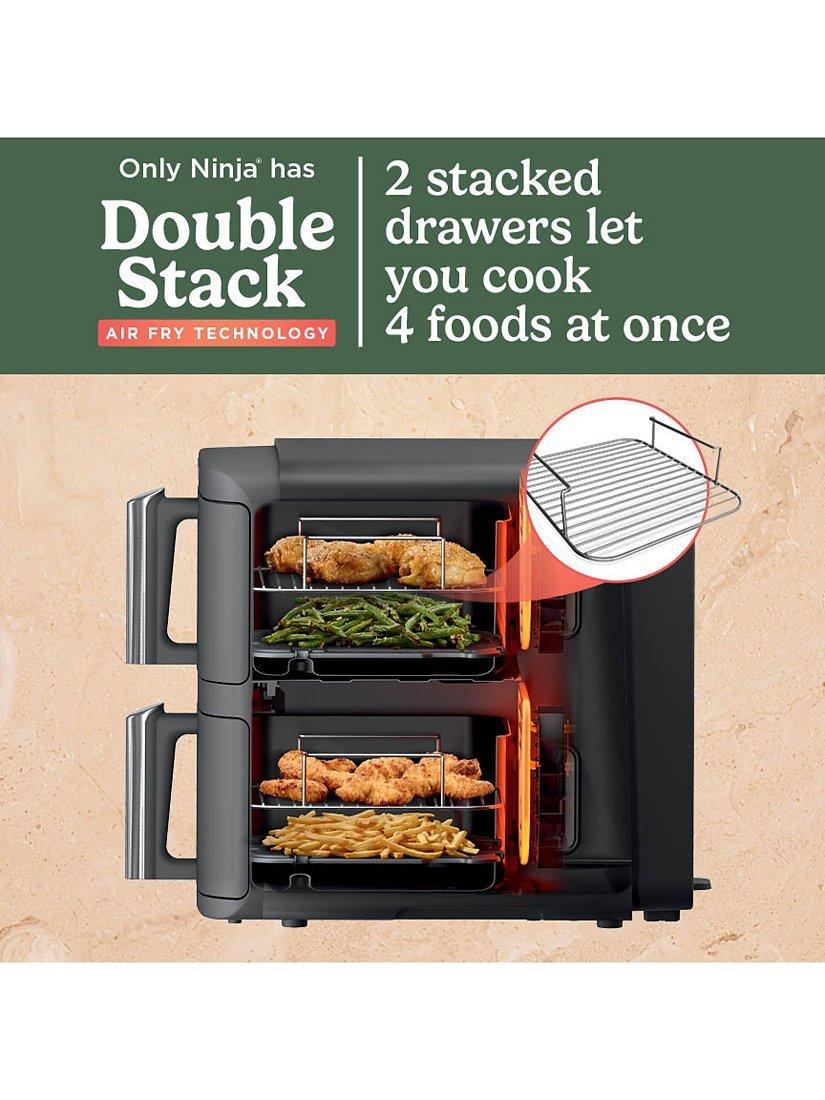Double Stack XL 2-Drawer Air Fryer, Grey
