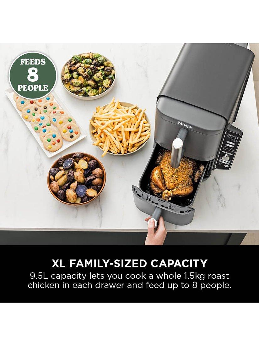 Double Stack XL 2-Drawer Air Fryer, Grey