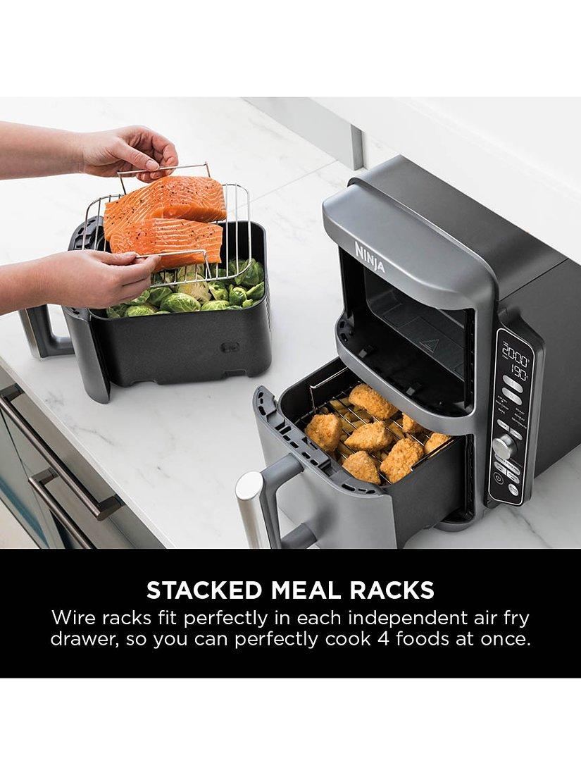 Double Stack XL 2-Drawer Air Fryer, Grey
