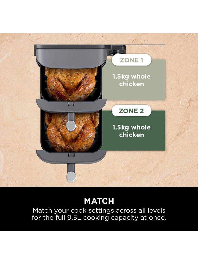 Double Stack XL 2-Drawer Air Fryer, Grey