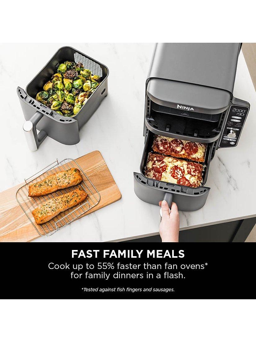 Double Stack XL 2-Drawer Air Fryer, Grey