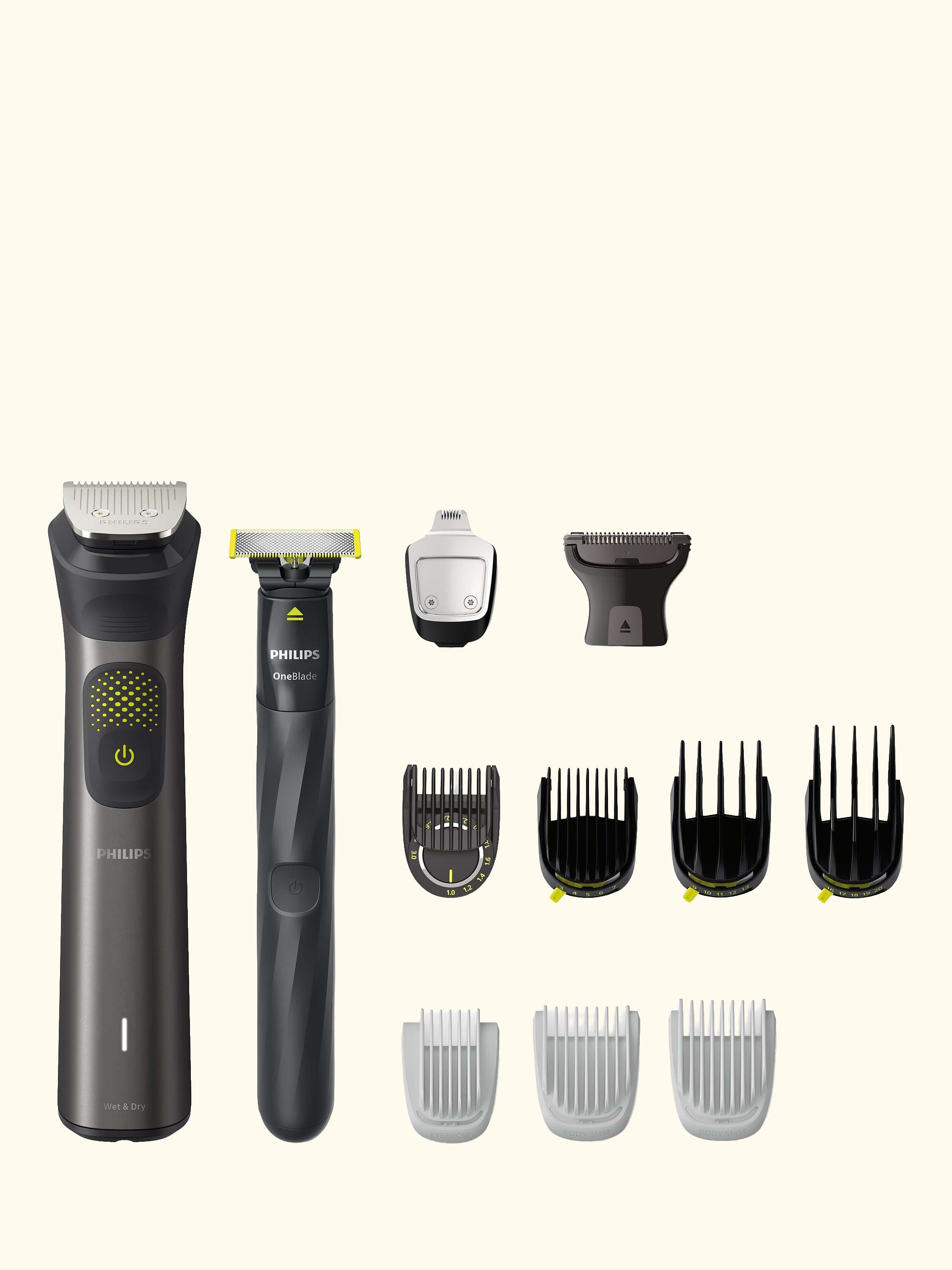 Series 9000 MG9540/15 13-in-1 Ultimate Multi Grooming Hair, Body & Beard Trimmer, Black