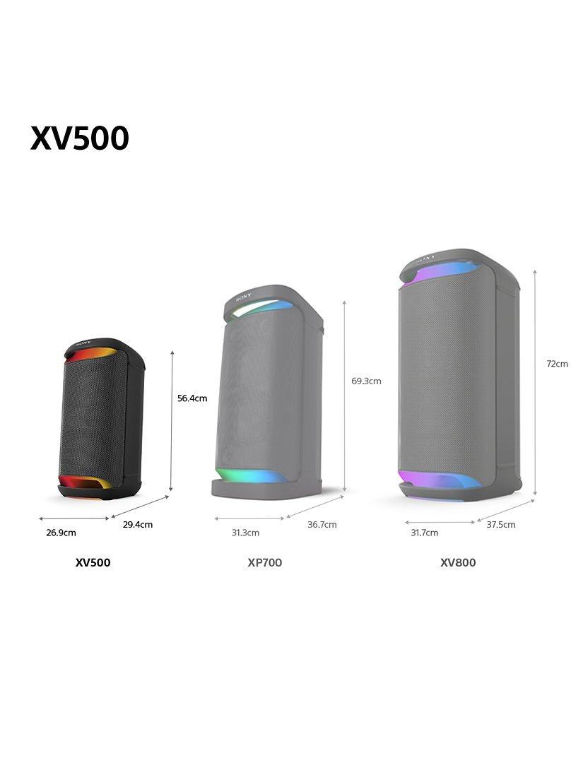 SRS-XV500 Bluetooth Party Speaker with MEGA BASS & Lights