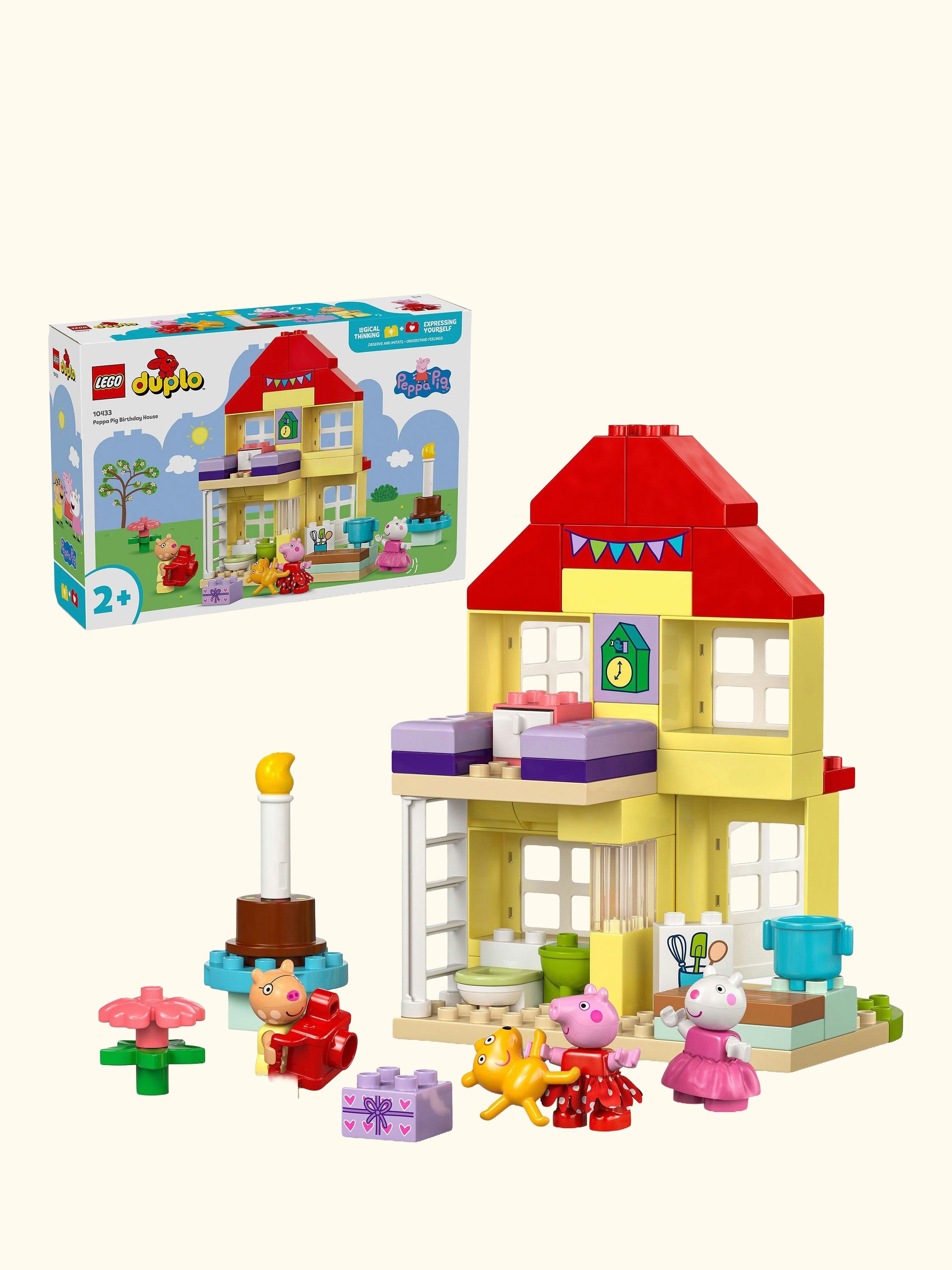 DUPLO Peppa Pig Birthday House Toy for Toddlers 10433