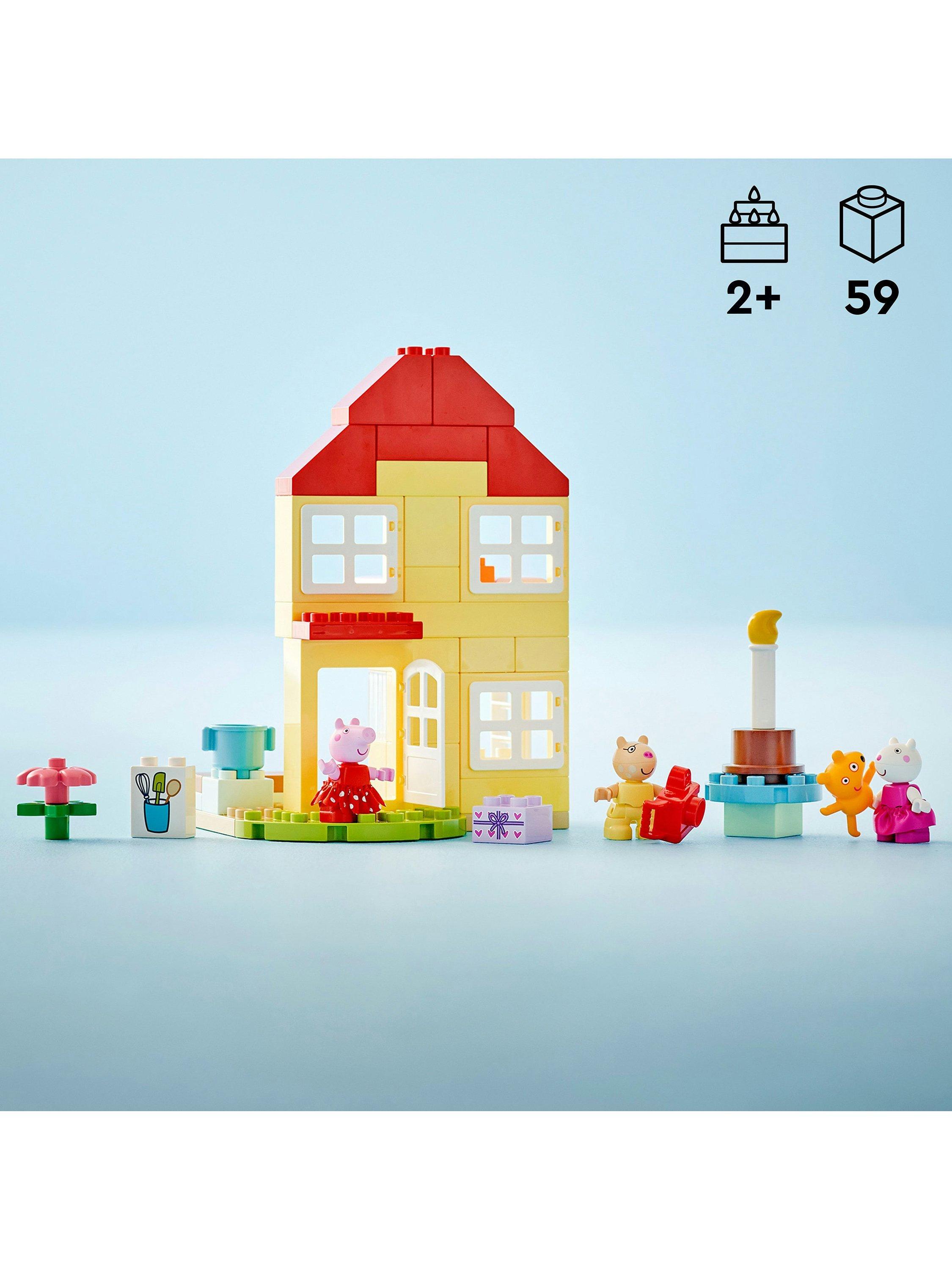 DUPLO Peppa Pig Birthday House Toy for Toddlers 10433