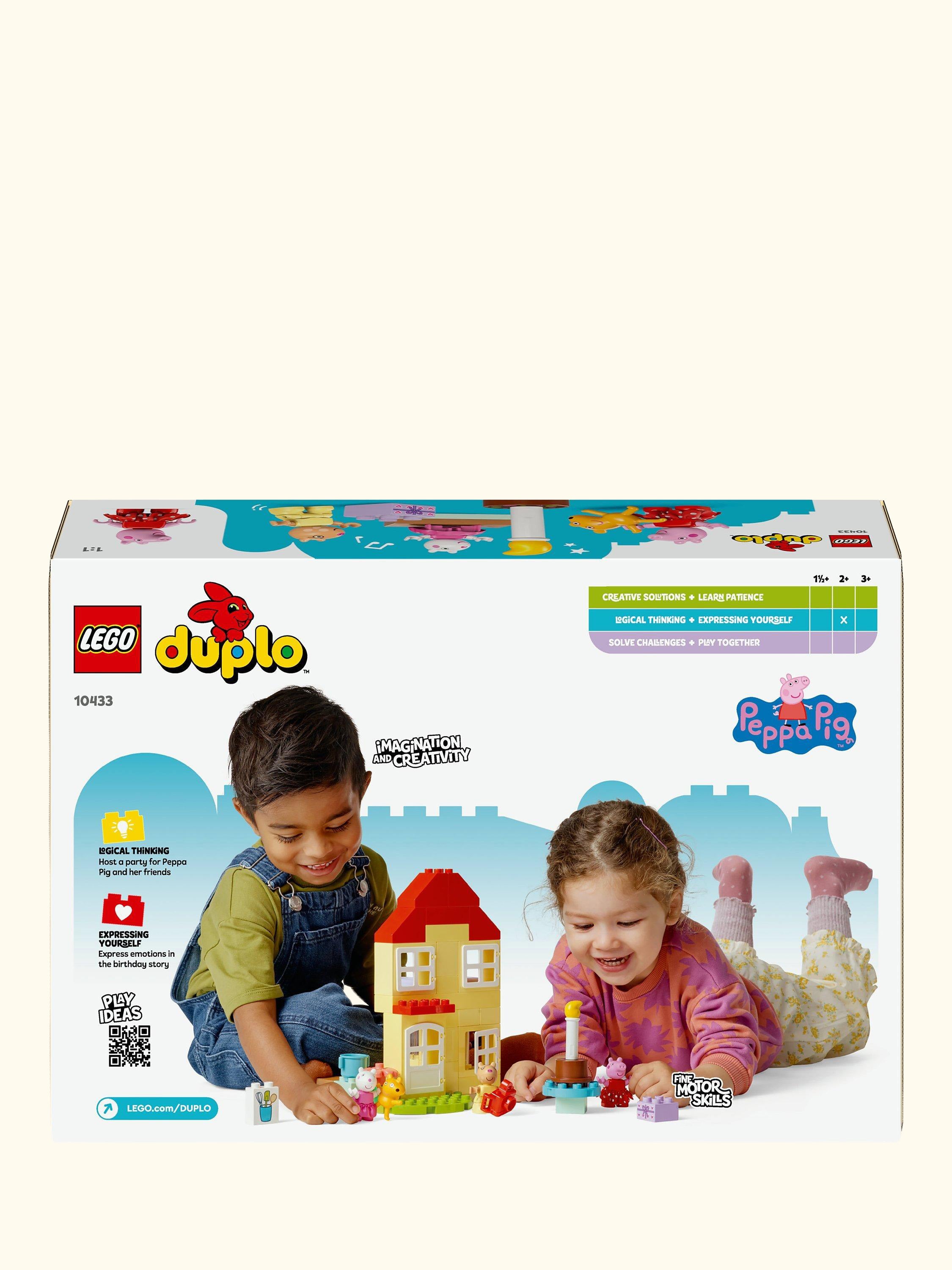 DUPLO Peppa Pig Birthday House Toy for Toddlers 10433
