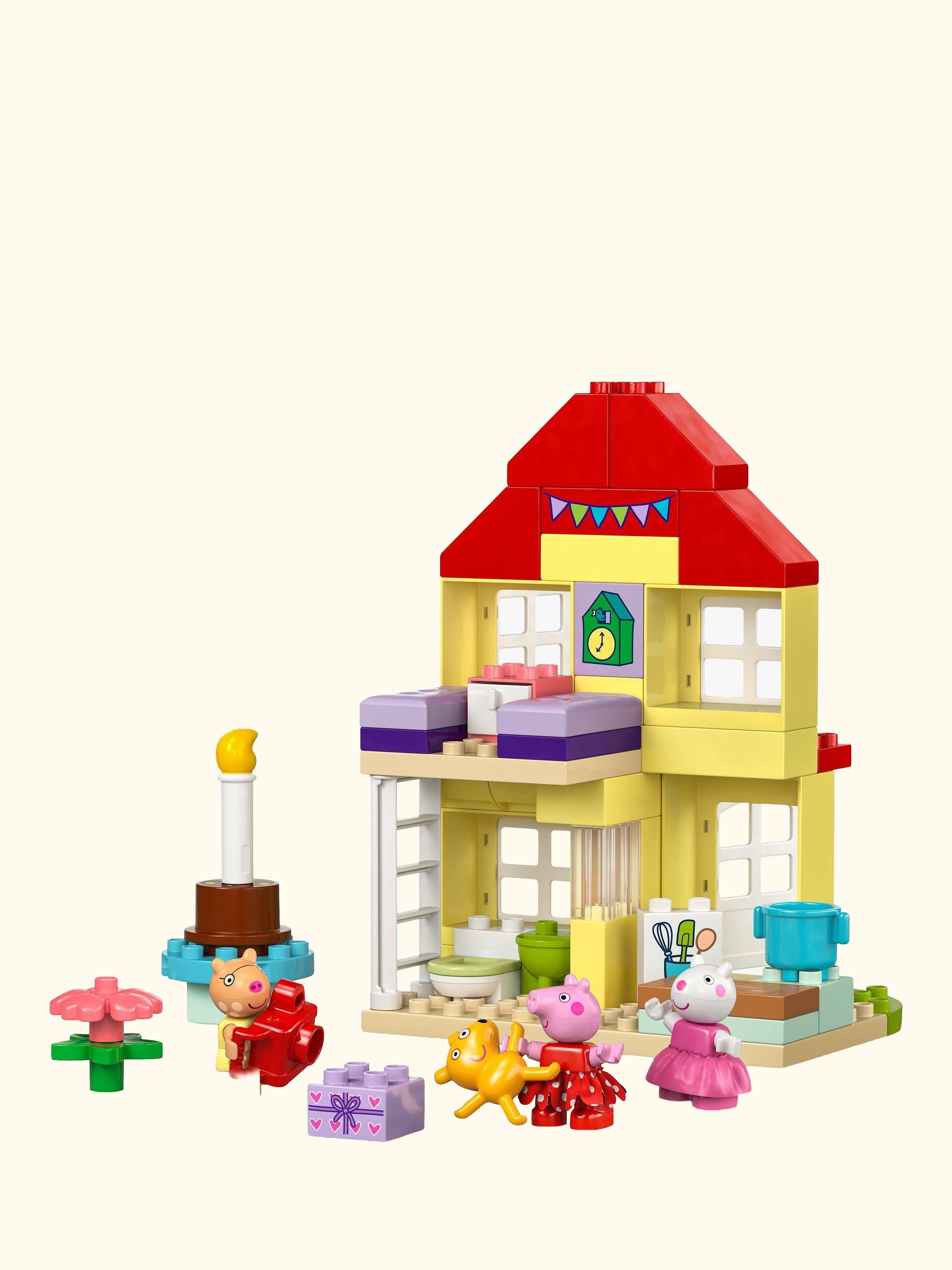 DUPLO Peppa Pig Birthday House Toy for Toddlers 10433