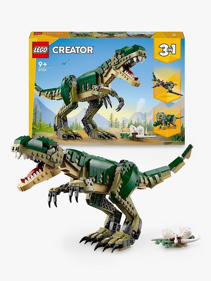 Creator 3in1 T. rex Figure, Toy Dinosaur Set 31151
