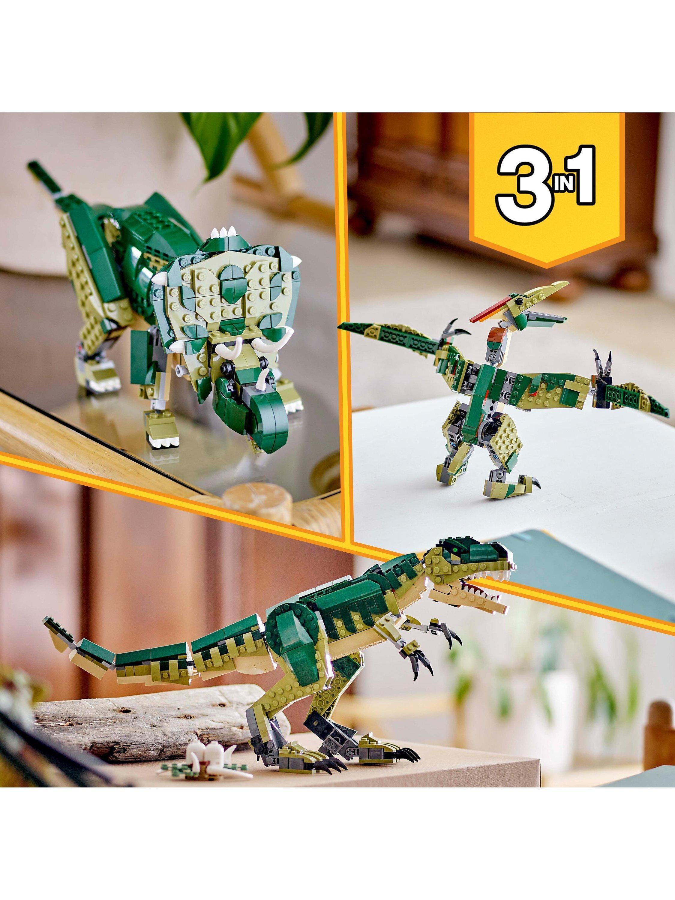 Creator 3in1 T. rex Figure, Toy Dinosaur Set 31151