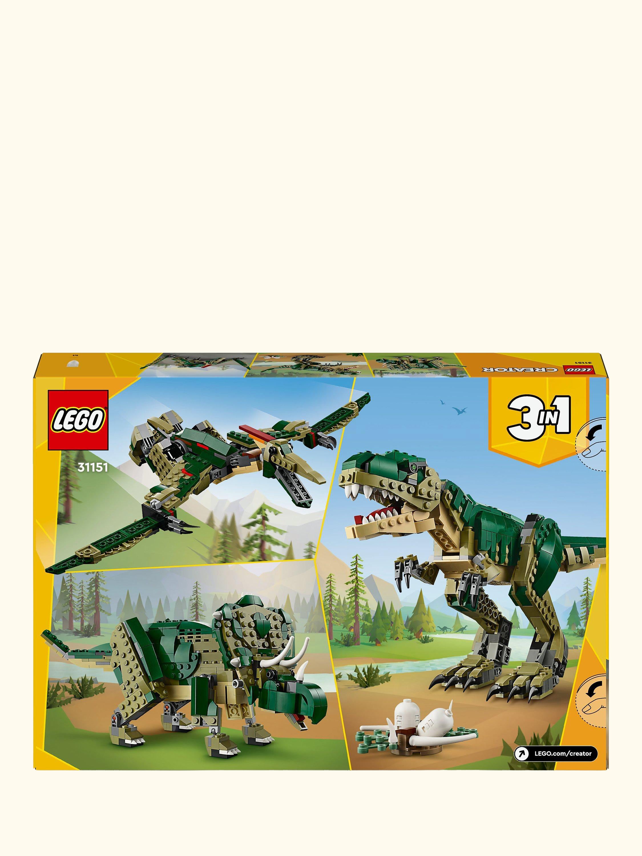 Creator 3in1 T. rex Figure, Toy Dinosaur Set 31151