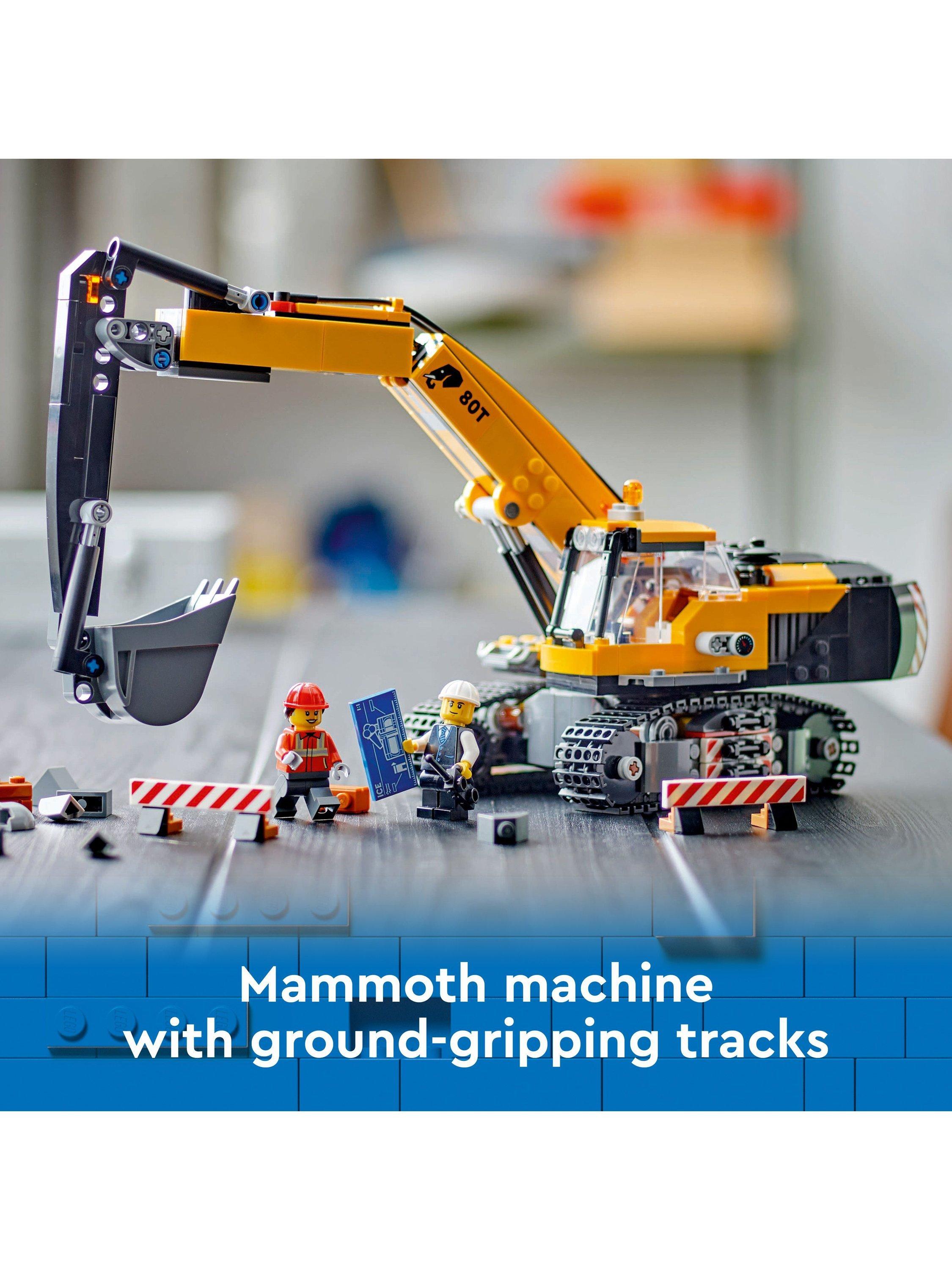 City 60420 Yellow Construction Excavator