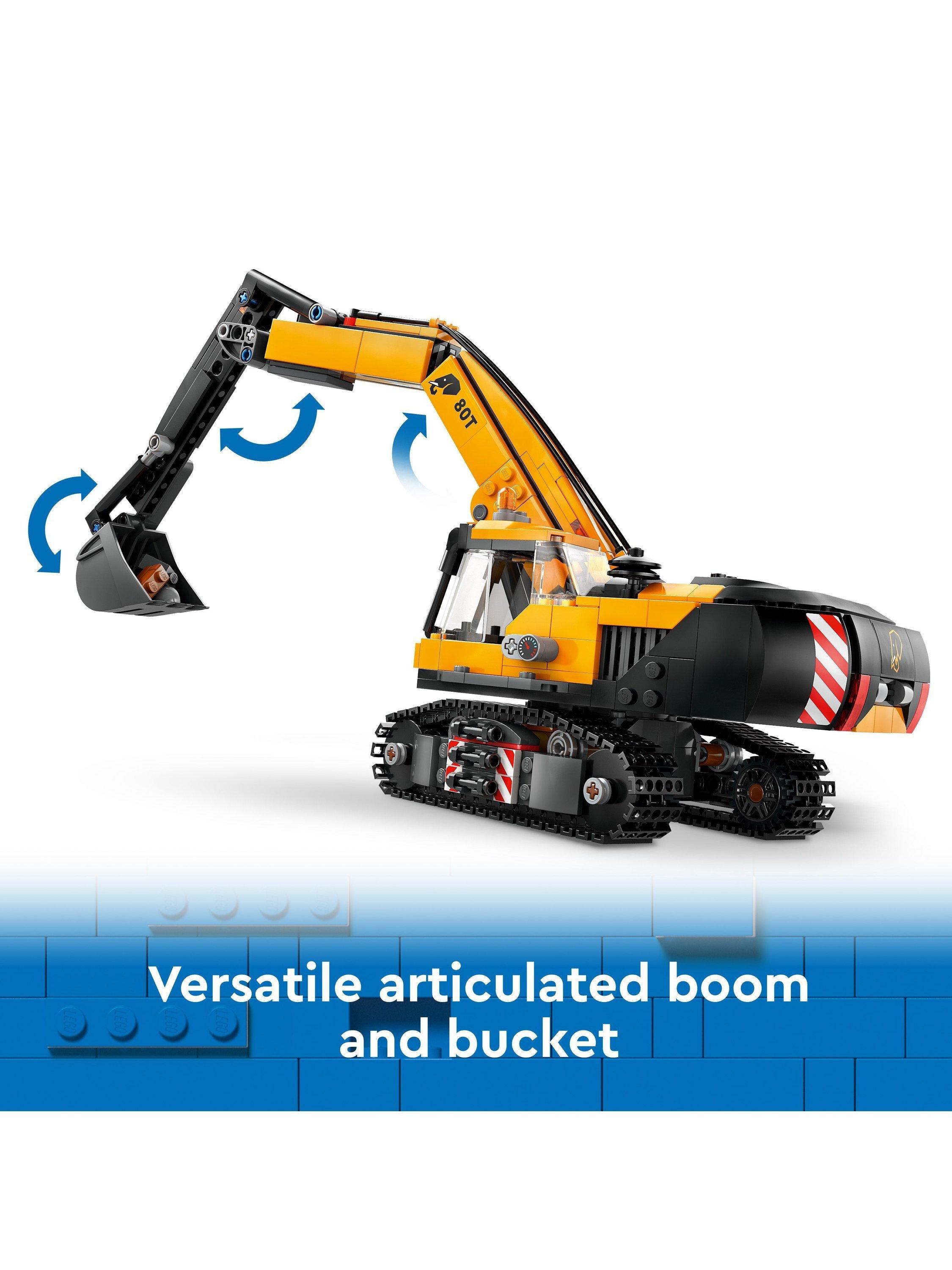 City 60420 Yellow Construction Excavator