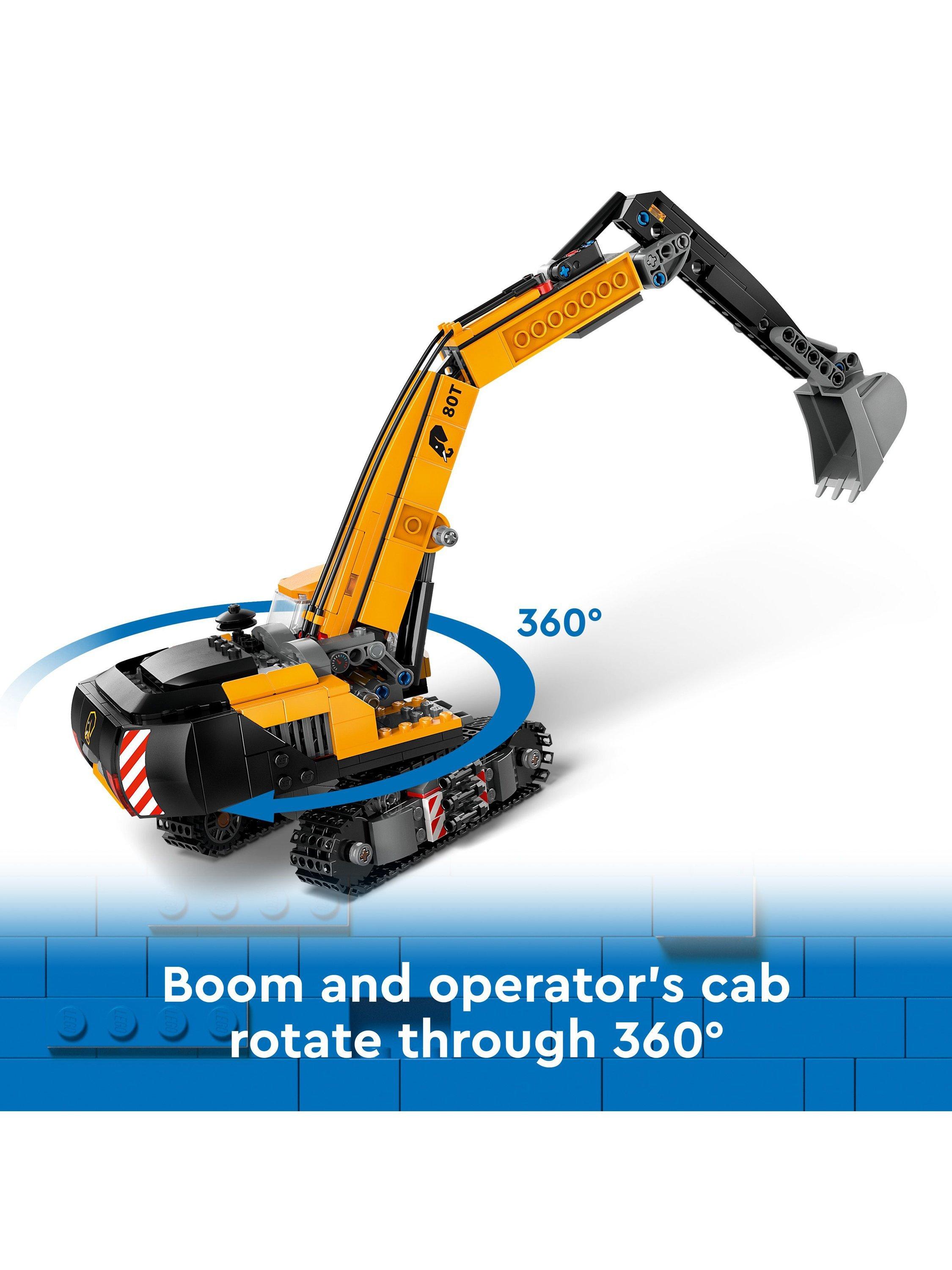 City 60420 Yellow Construction Excavator