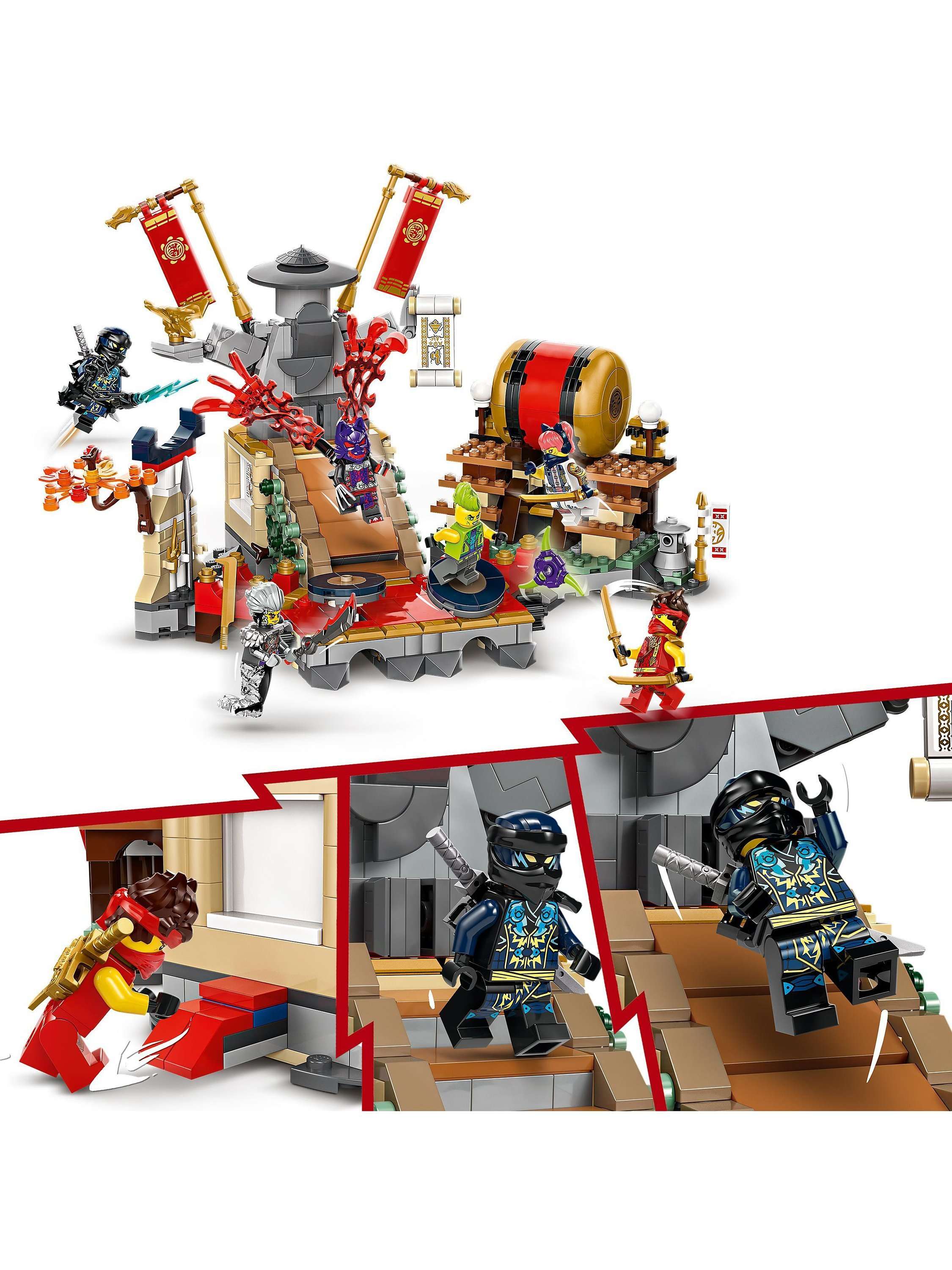 NINJAGO Tournament Battle Arena Ninja Toy Set 71818