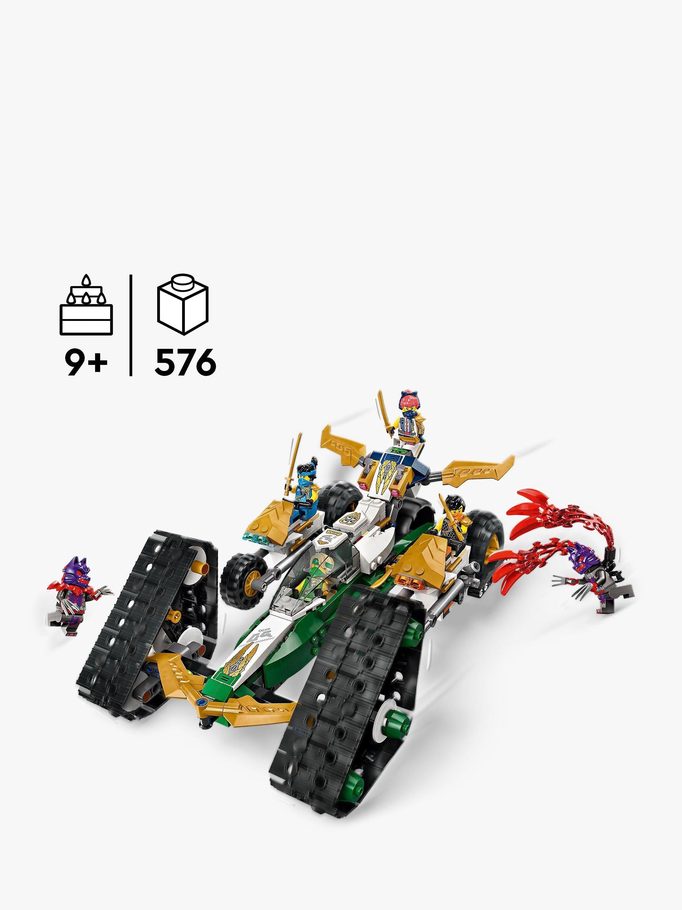 NINJAGO Ninja Team Combo Vehicle Ninja Toy Set 71820