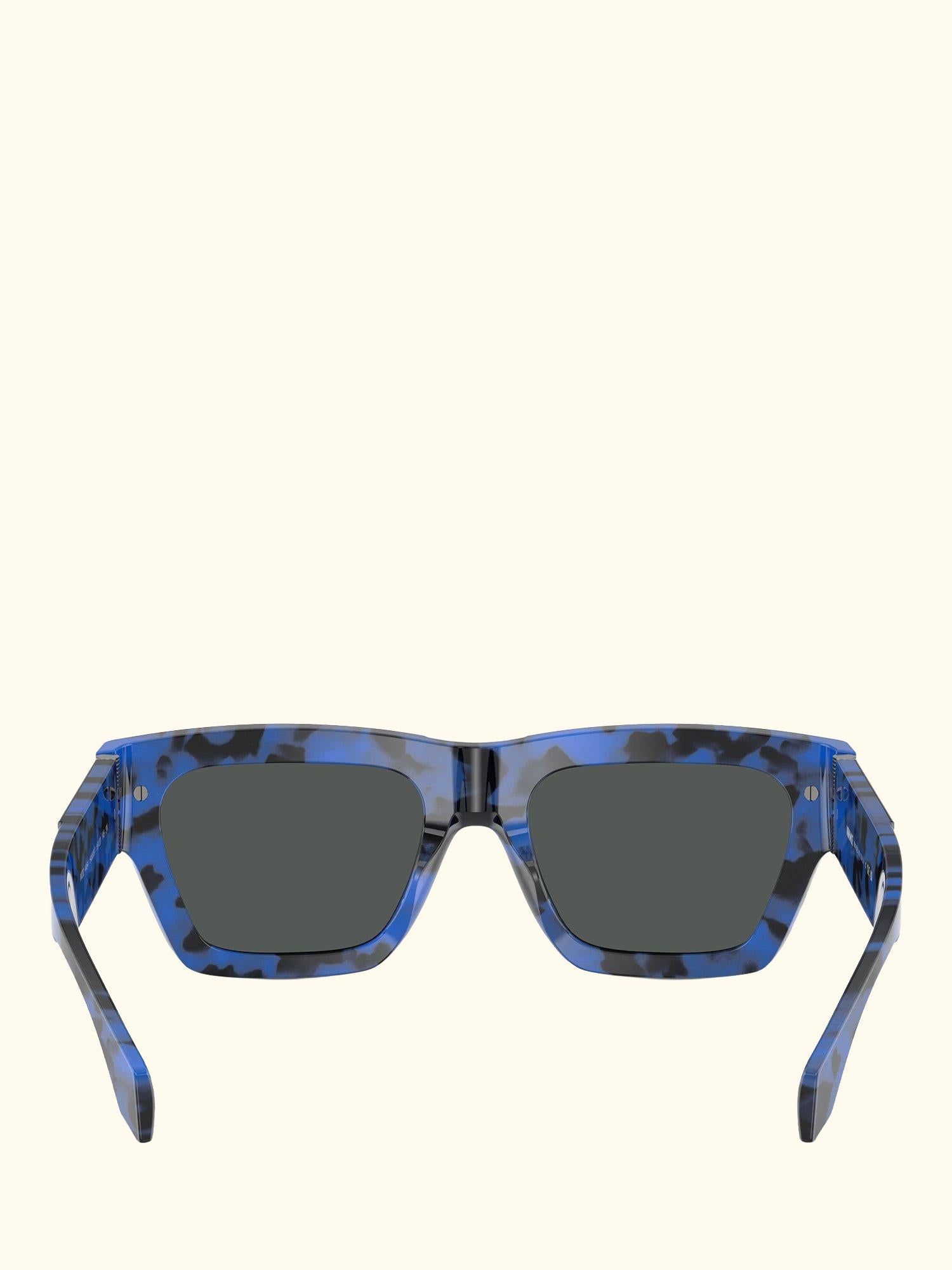 VE4464 Men's Square Sunglasses, Havana Blue/Grey