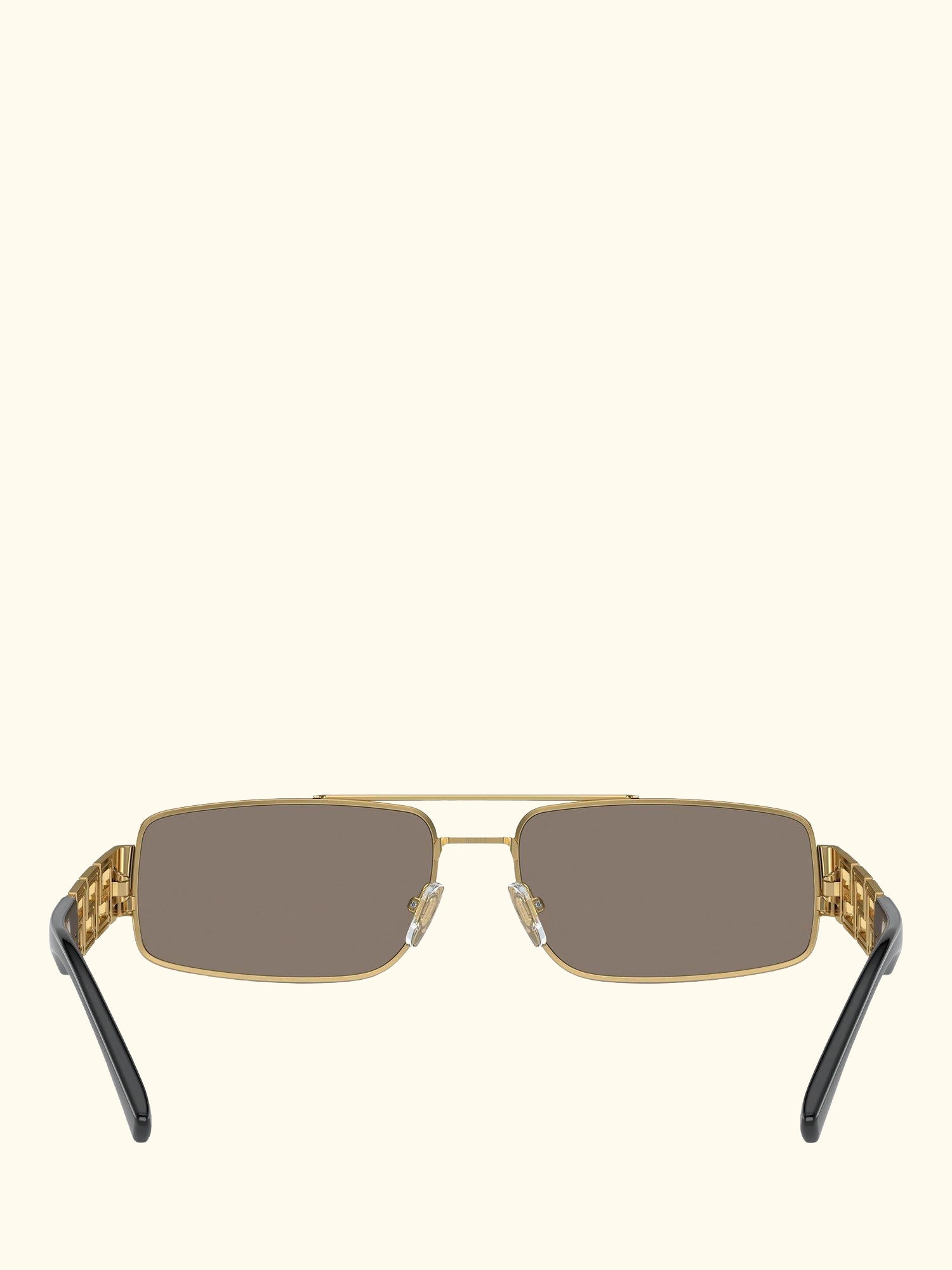 VE2257 Men's Rectangular Sunglasses, Gold
