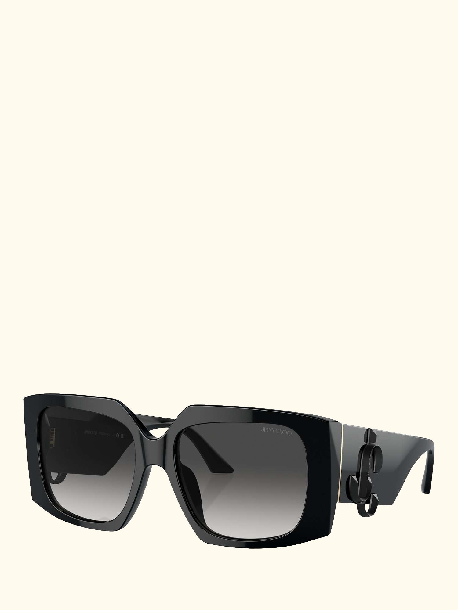 JC5006U Women's Square Sunglasses, Black