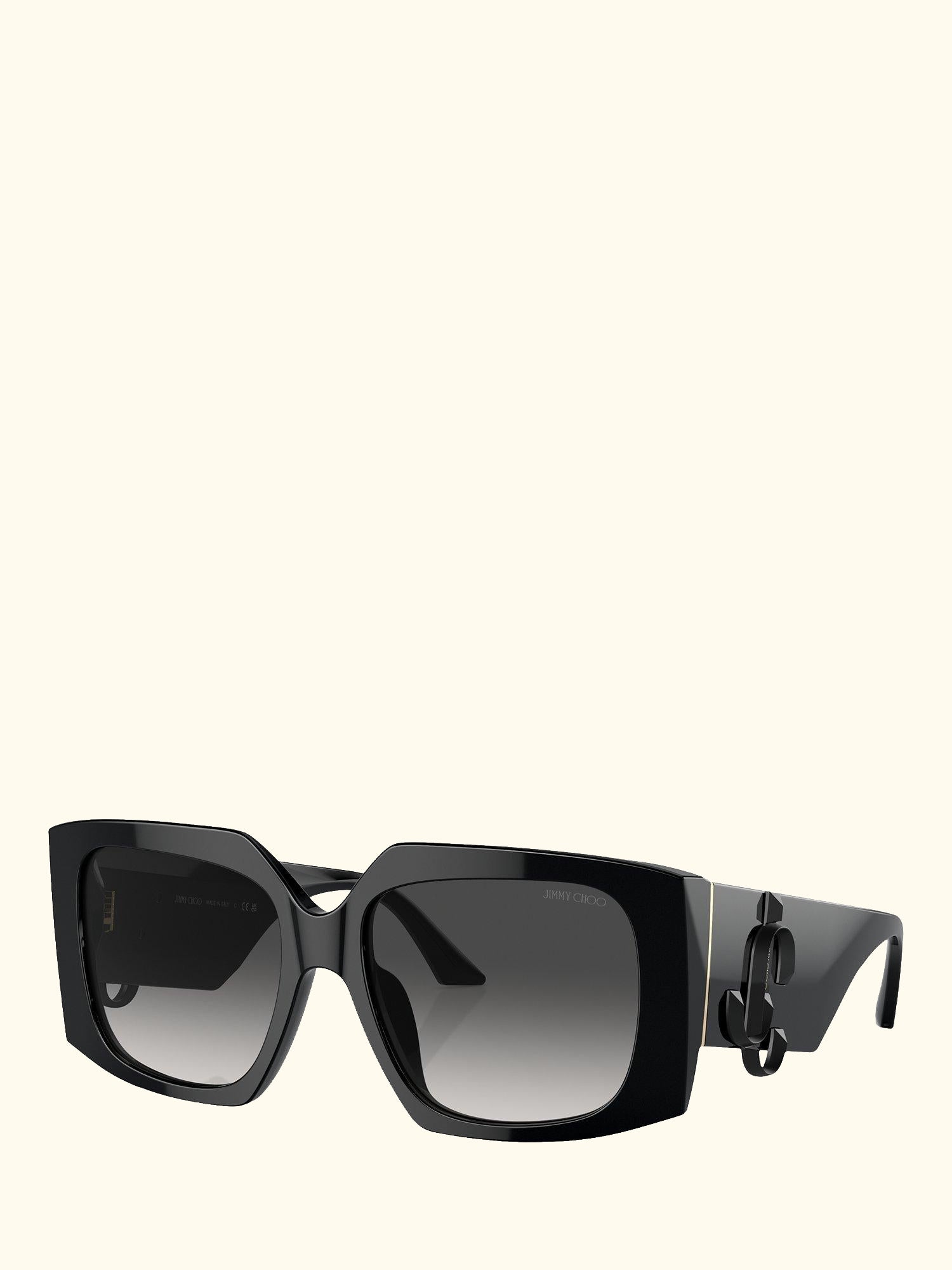 JC5006U Women's Square Sunglasses, Black