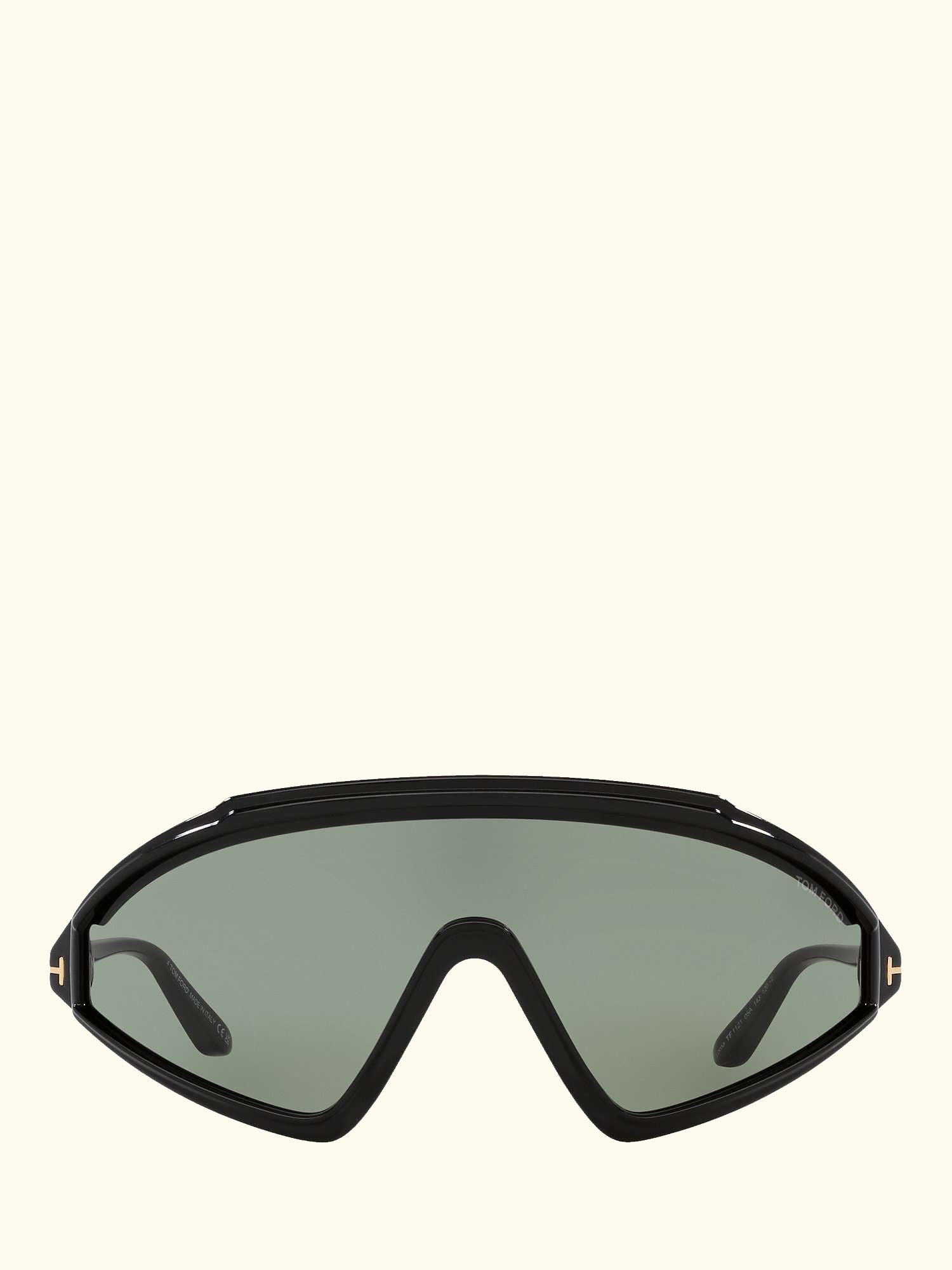 TR001754 Men's Lorna Wrap Sunglasses, Black/Grey