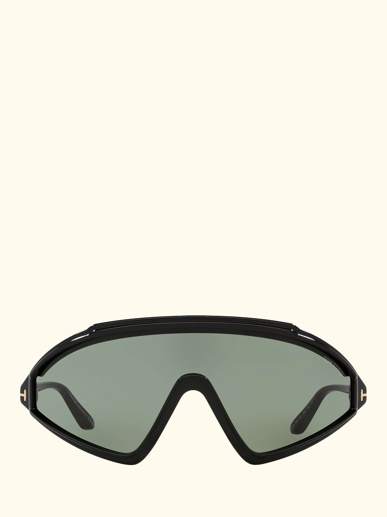 TR001754 Men's Lorna Wrap Sunglasses, Black/Grey