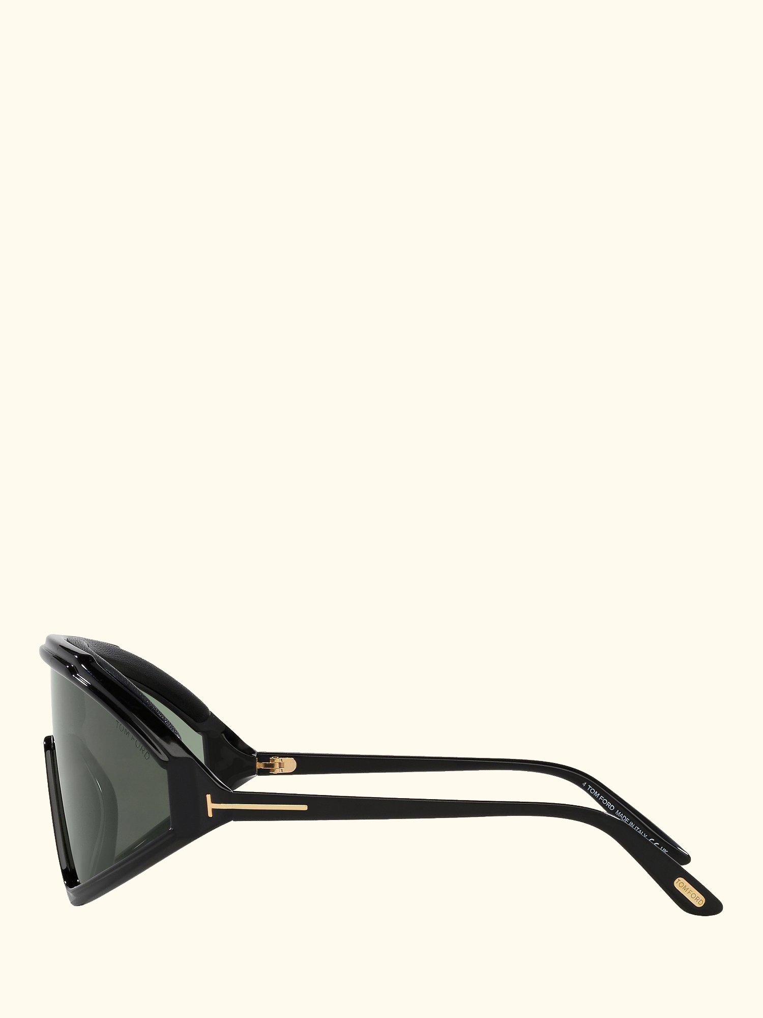 TR001754 Men's Lorna Wrap Sunglasses, Black/Grey