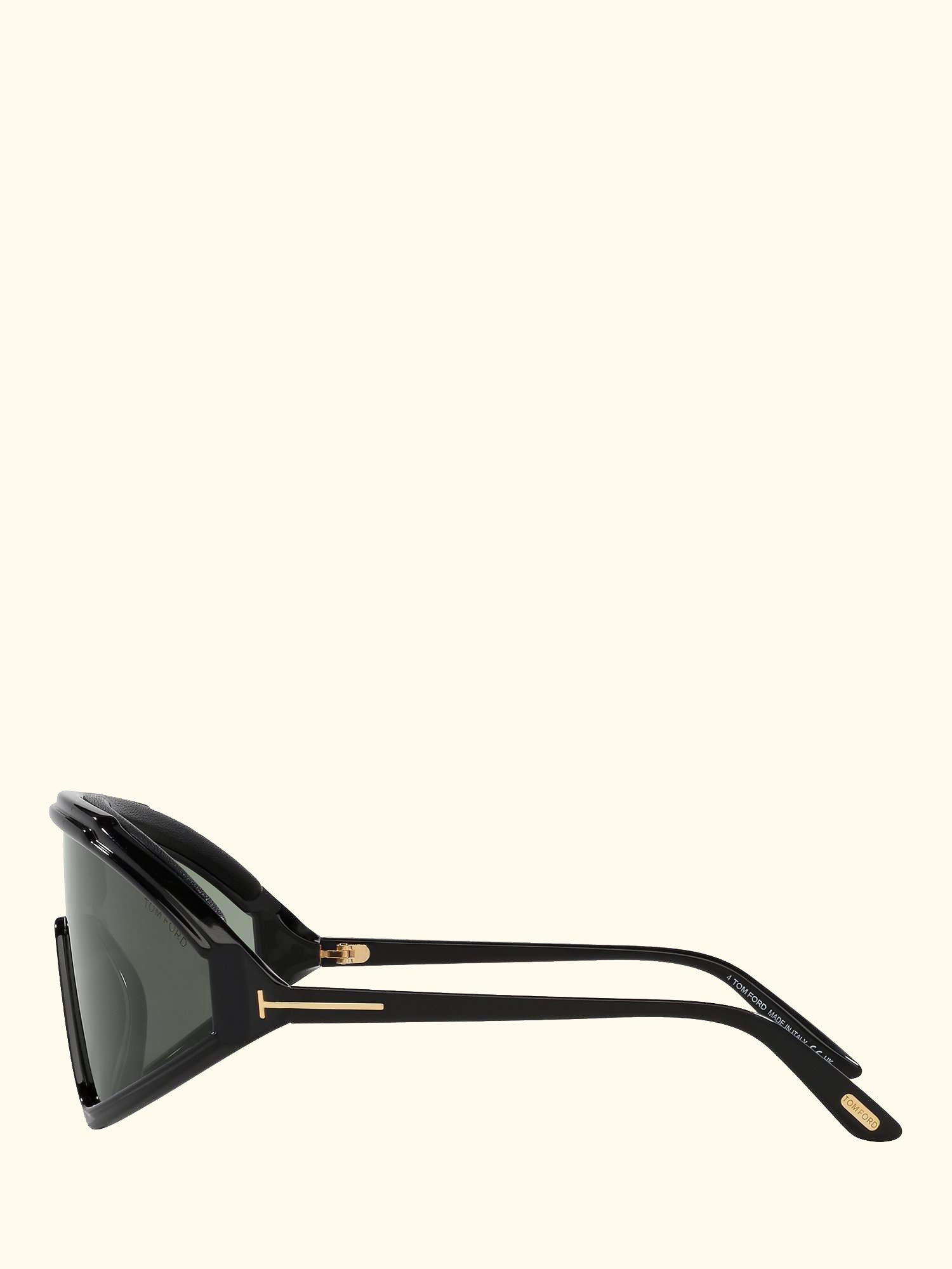 TR001754 Men's Lorna Wrap Sunglasses, Black/Grey