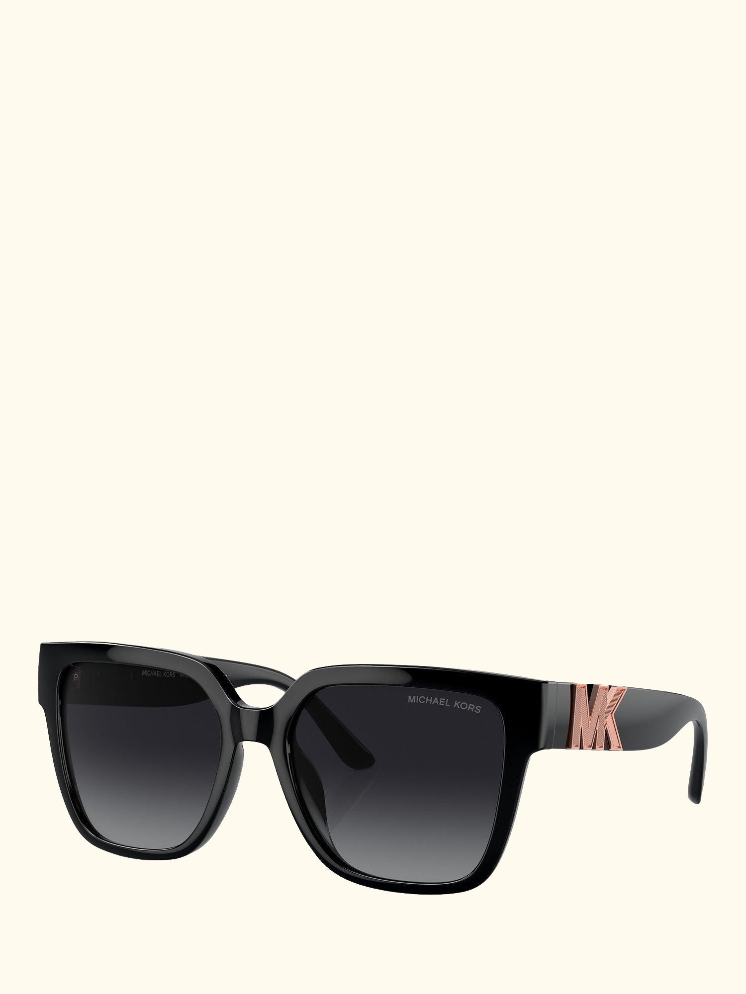 MK2170U Women's Karlie Pillow Sunglasses, Black/Grey Gradient