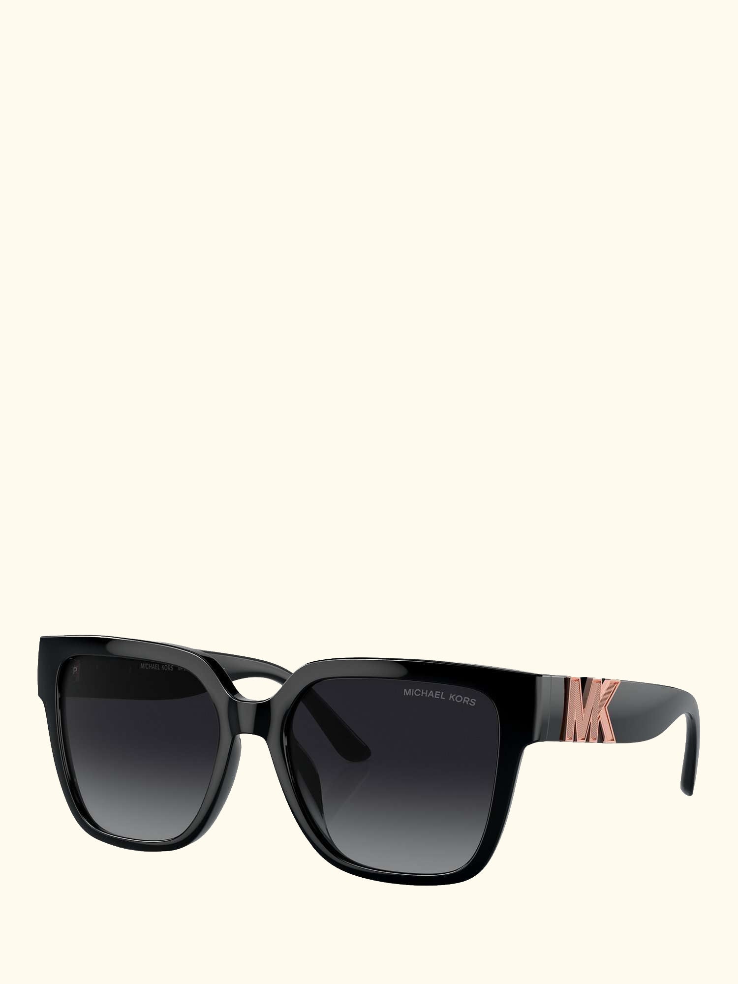 MK2170U Women's Karlie Pillow Sunglasses, Black/Grey Gradient