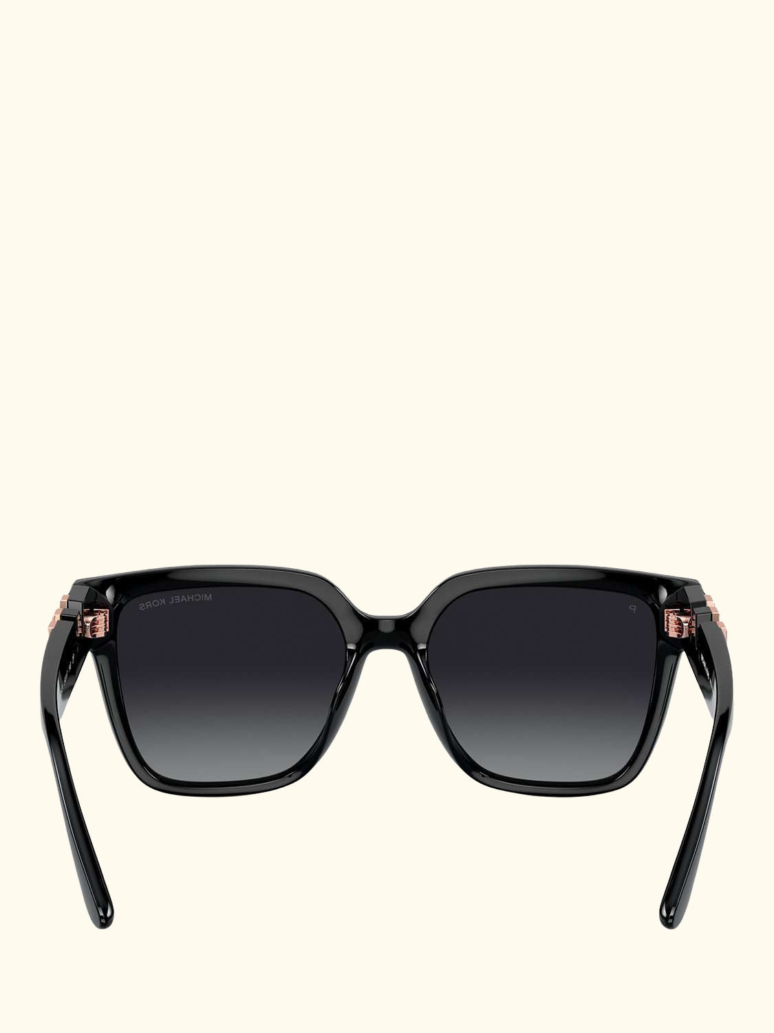 MK2170U Women's Karlie Pillow Sunglasses, Black/Grey Gradient