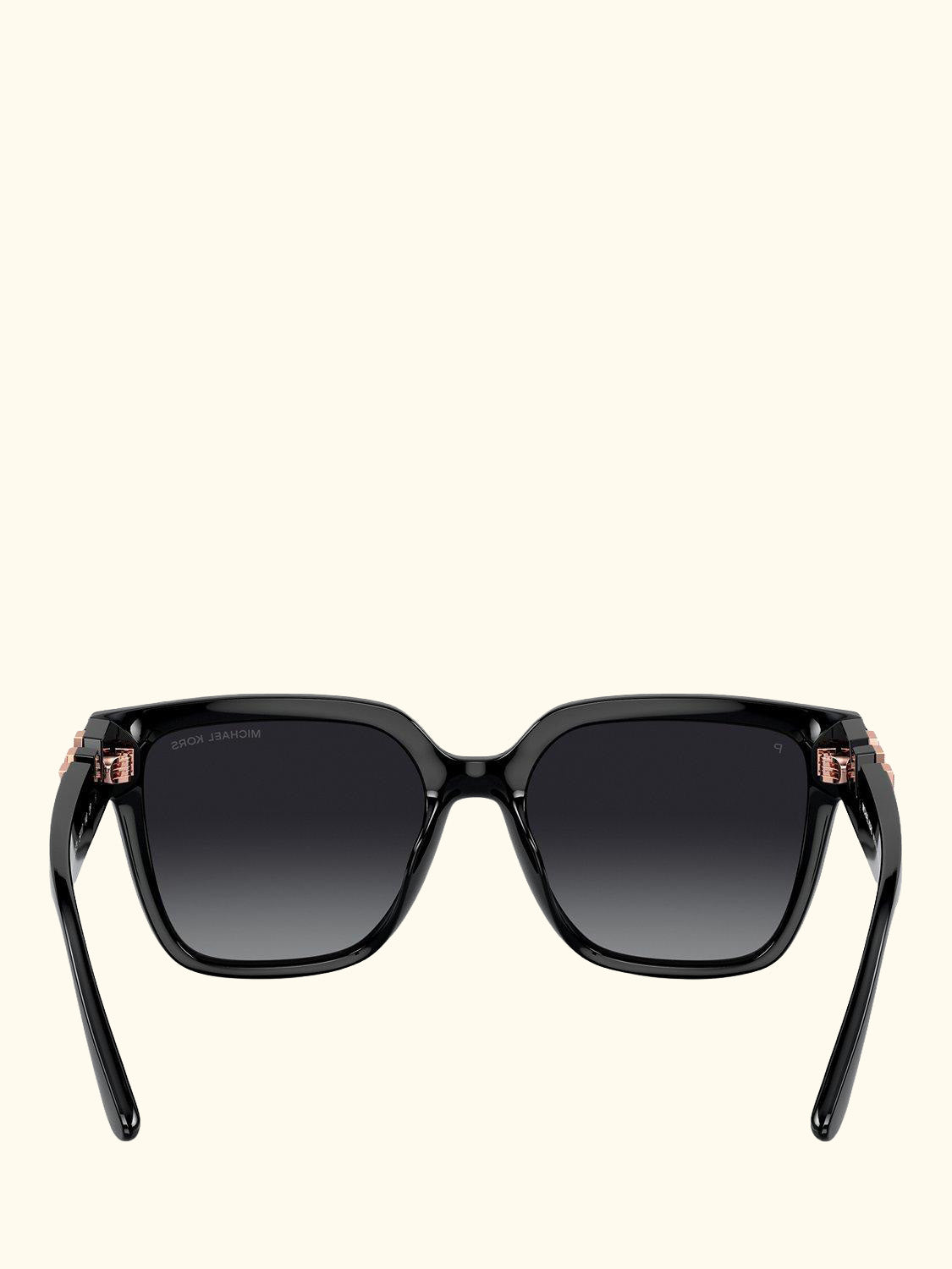 MK2170U Women's Karlie Pillow Sunglasses, Black/Grey Gradient