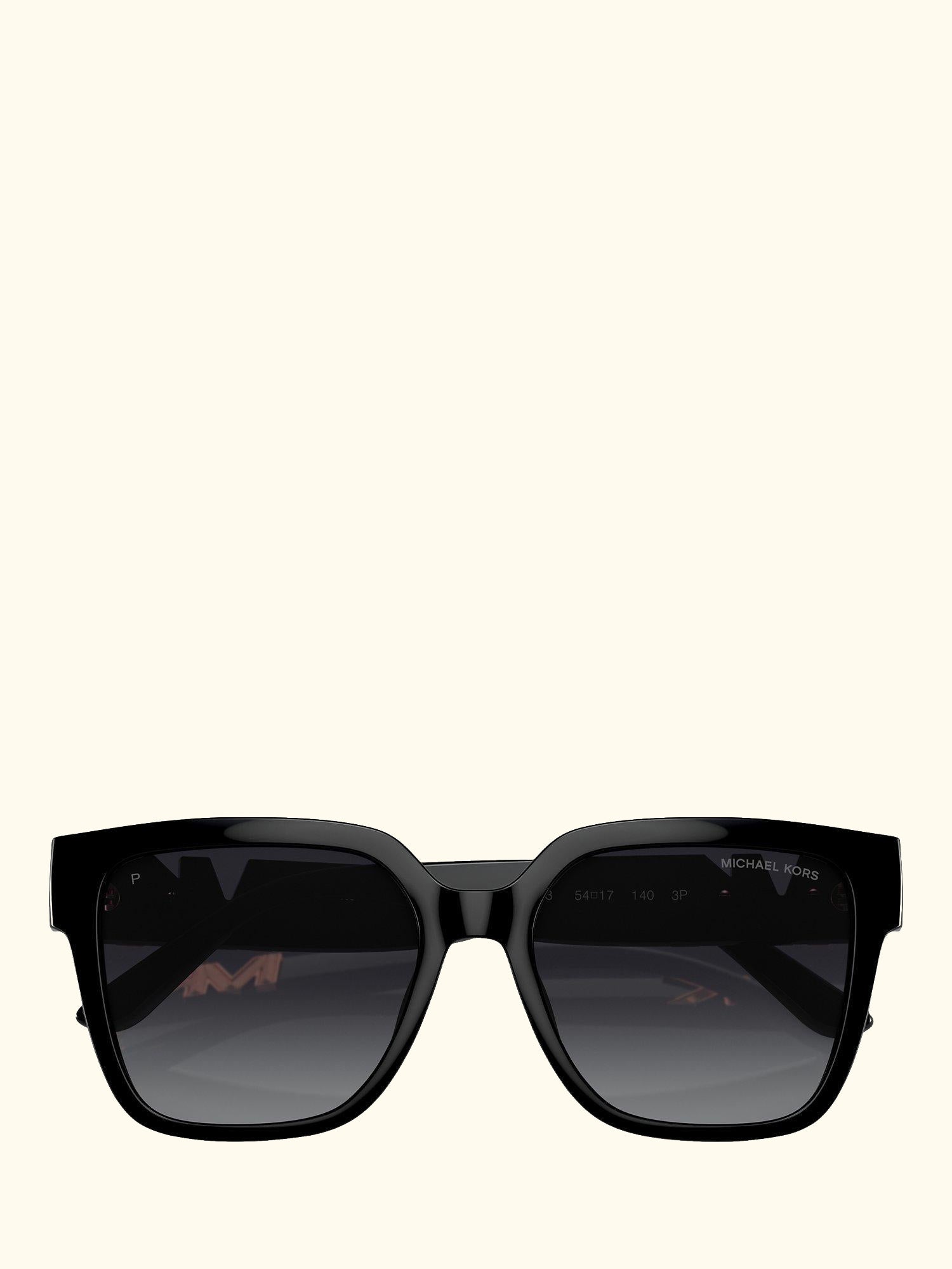 MK2170U Women's Karlie Pillow Sunglasses, Black/Grey Gradient