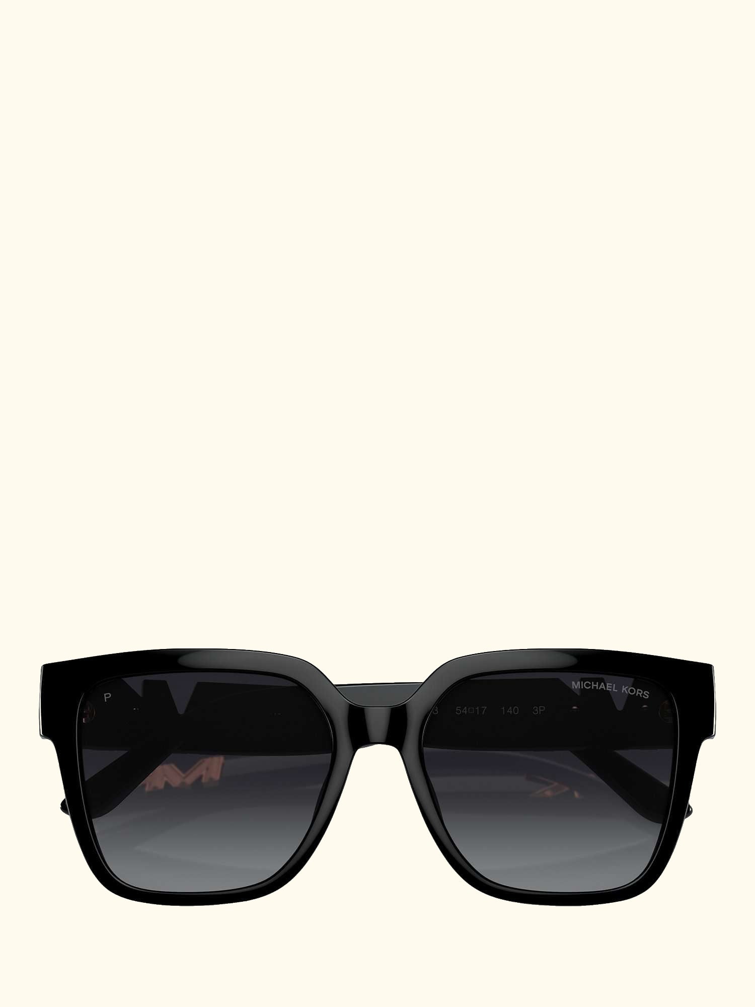 MK2170U Women's Karlie Pillow Sunglasses, Black/Grey Gradient
