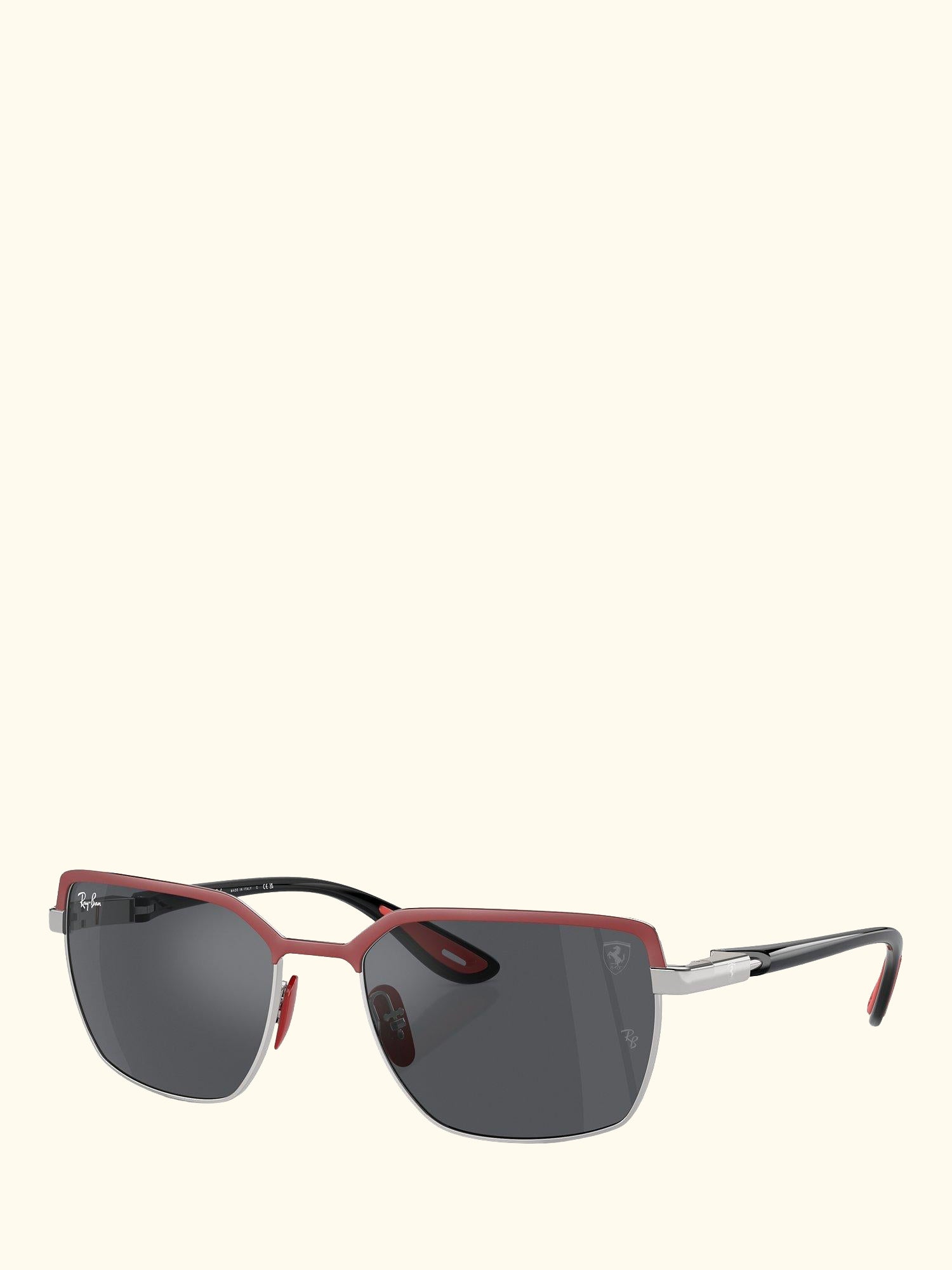RB3743M Scuderia Ferrari Men's Rectangular Sunglasses