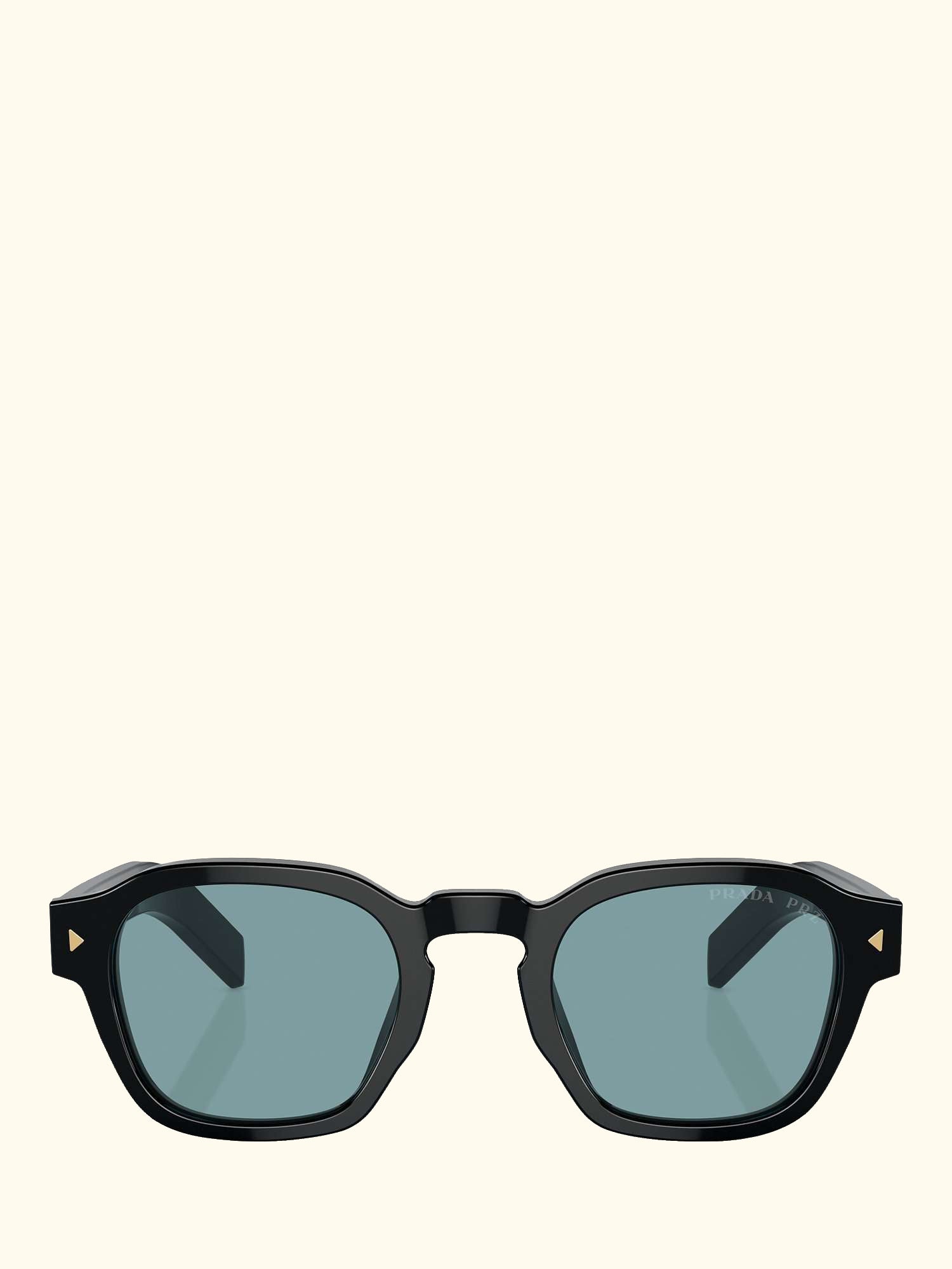 PR A16S Men's Phantos Polarised Sunglasses, Black/Green