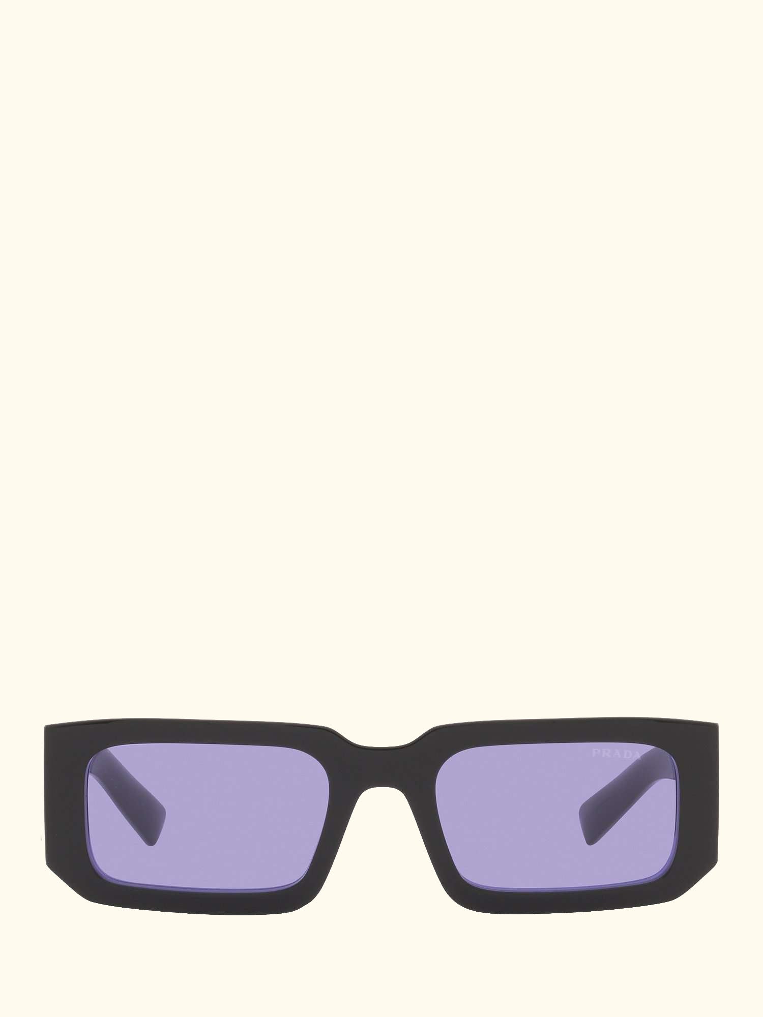PR 06YS Men's Rectangular Sunglasses, Black/Purple