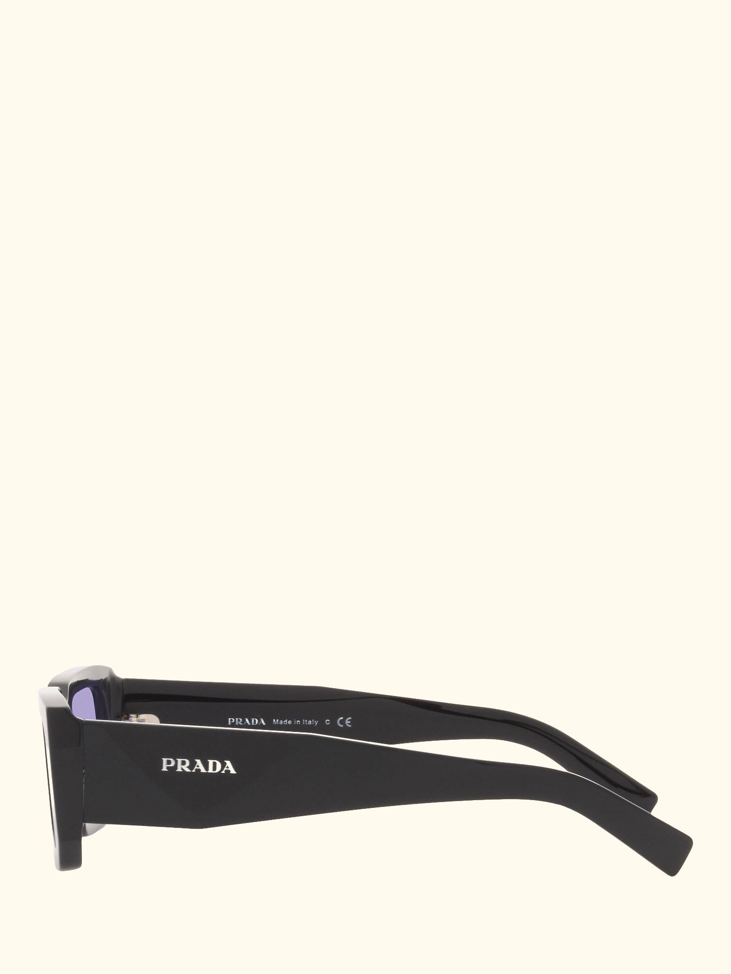 PR 06YS Men's Rectangular Sunglasses, Black/Purple