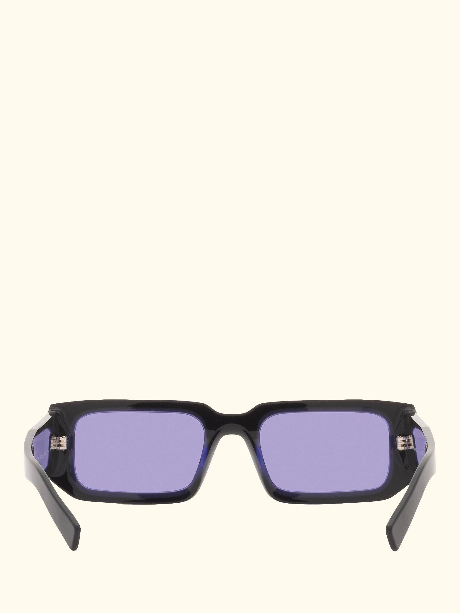 PR 06YS Men's Rectangular Sunglasses, Black/Purple
