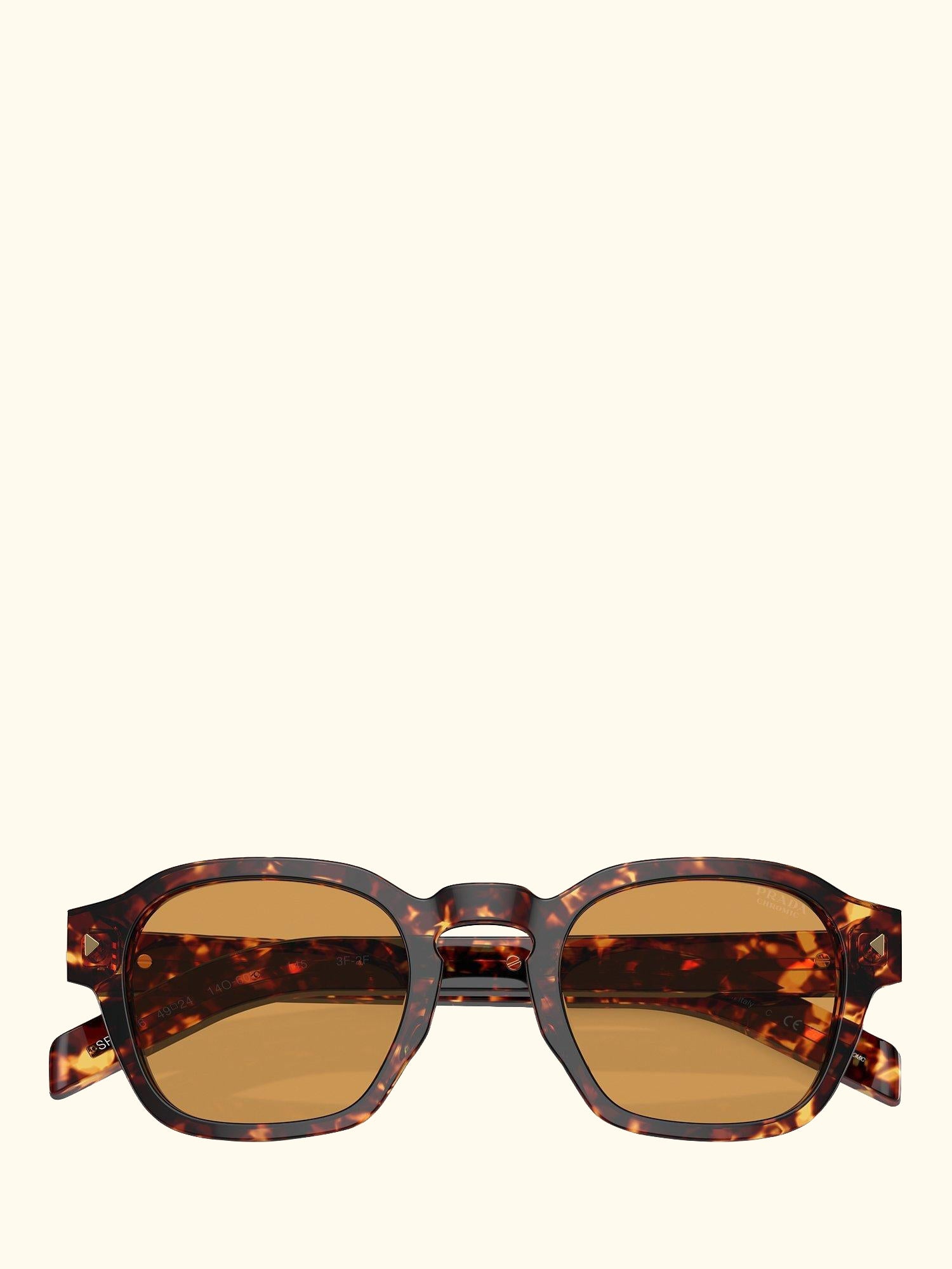 PRA16S Men's Square Sunglasses, Magma Tortoise
