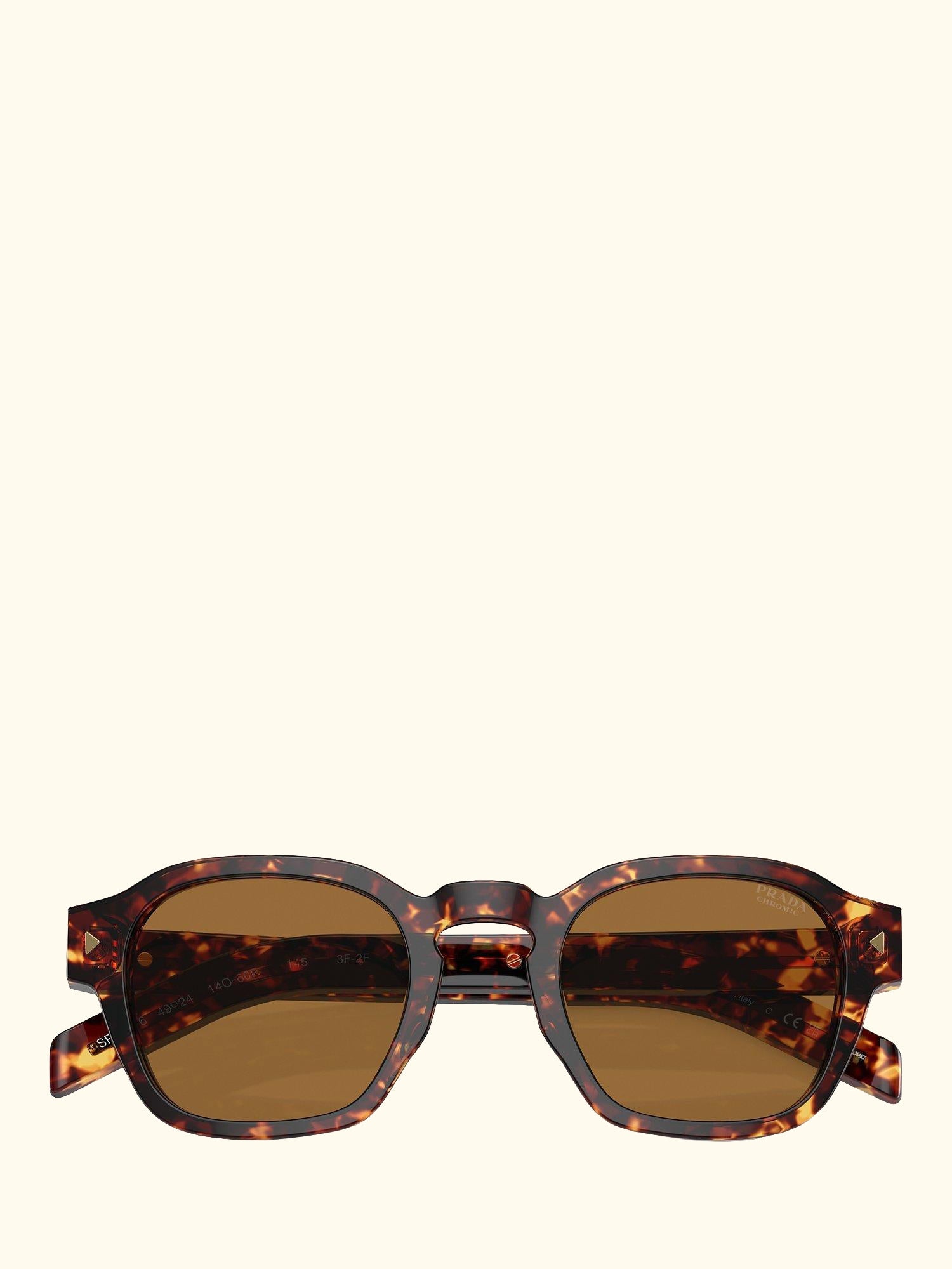 PRA16S Men's Square Sunglasses, Magma Tortoise