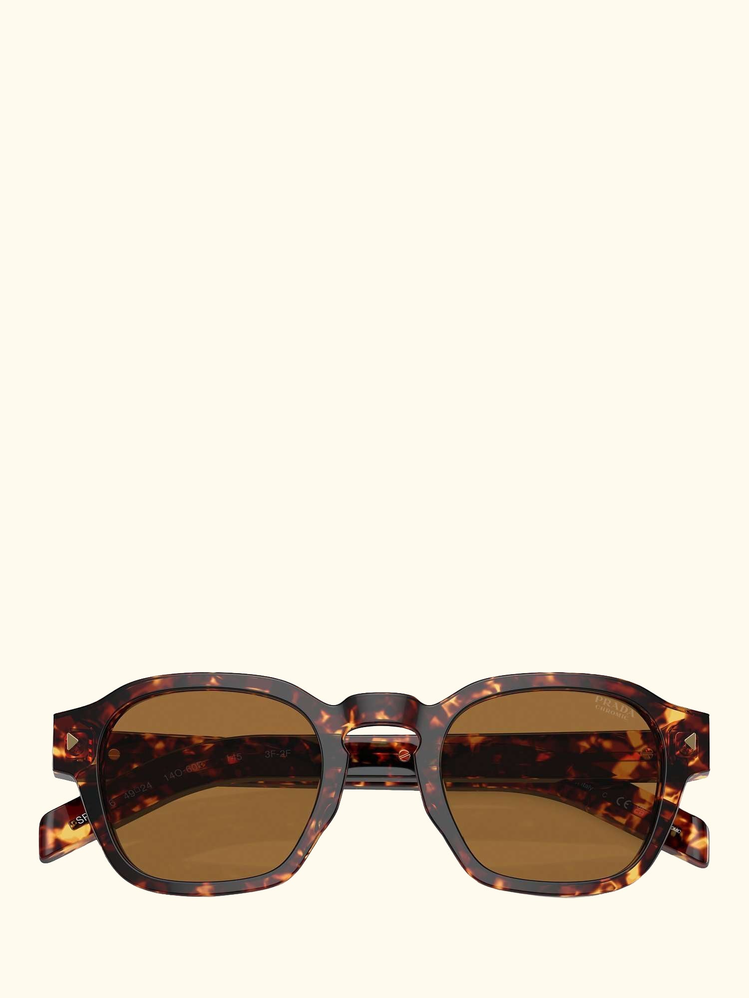 PRA16S Men's Square Sunglasses, Magma Tortoise