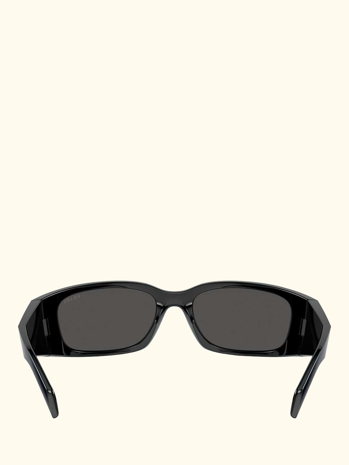 PR A14S Women's Wrap Sunglasses, Black/Grey
