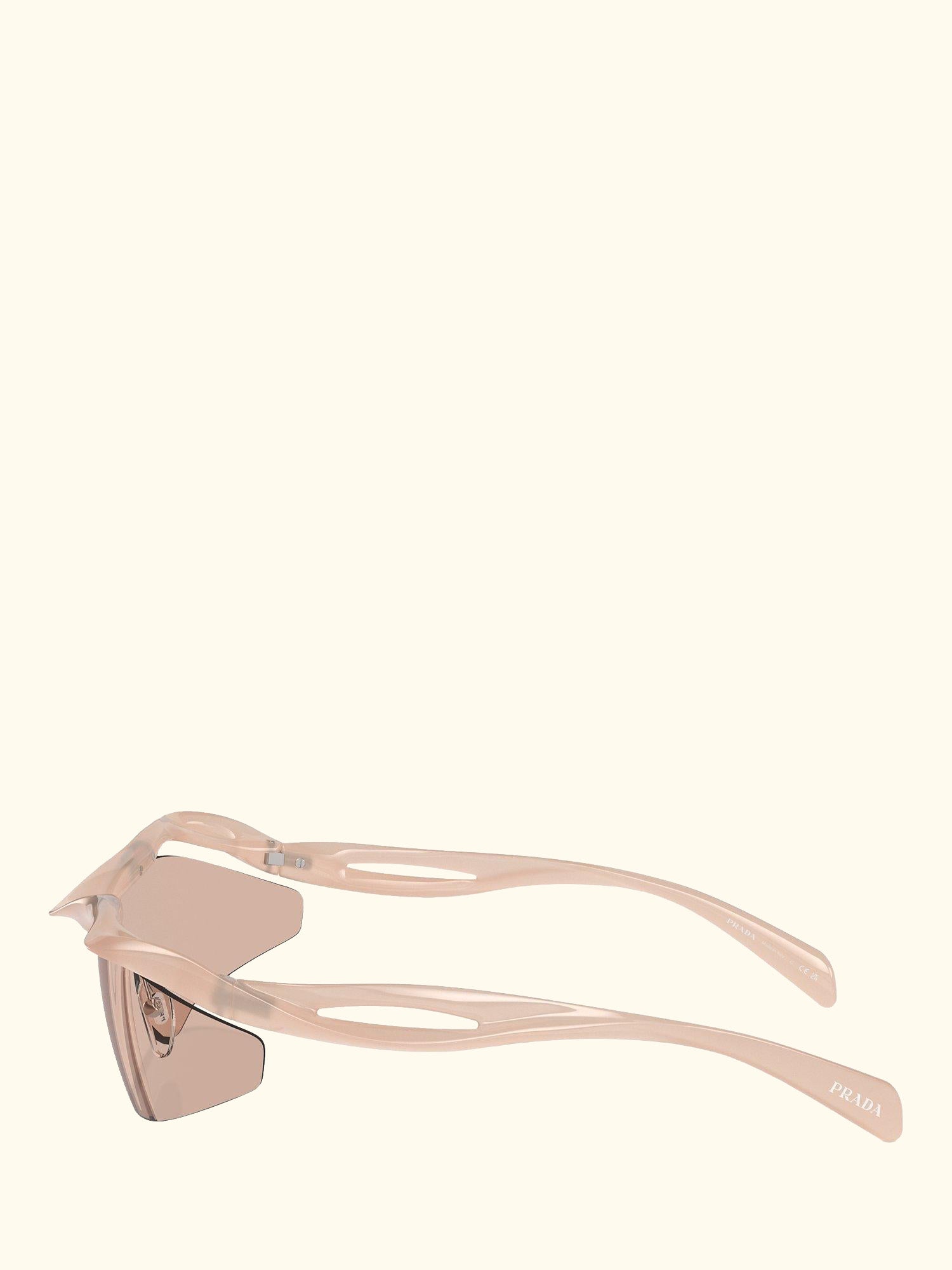 PR A25S Women's Celine Irregular Sunglasses, Opal Peach
