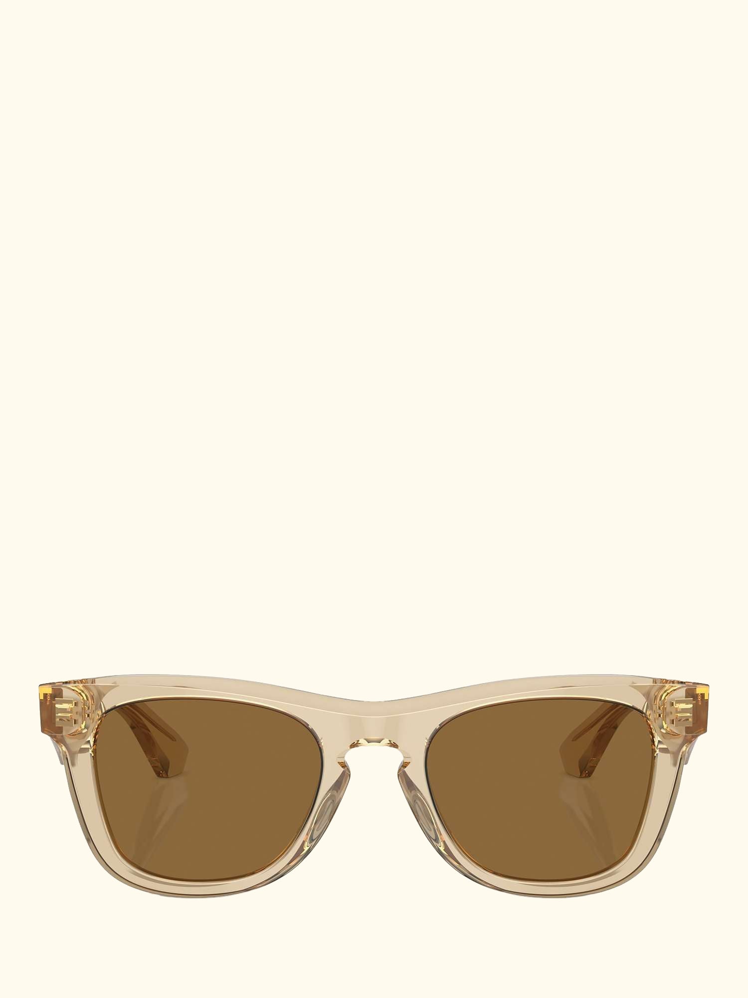 BE4426 Men's D-Frame Sunglasses, Clear Beige/Brown