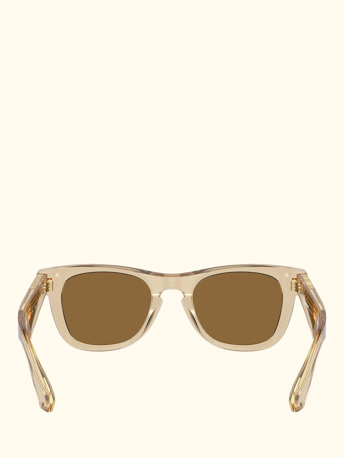BE4426 Men's D-Frame Sunglasses, Clear Beige/Brown
