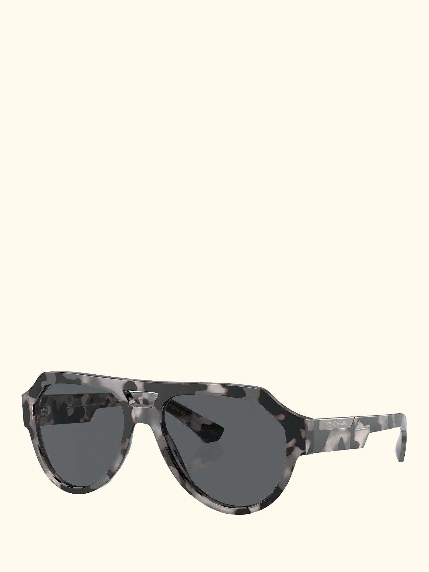 DG4466 Unisex Aviator Sunglasses, Havana Grey