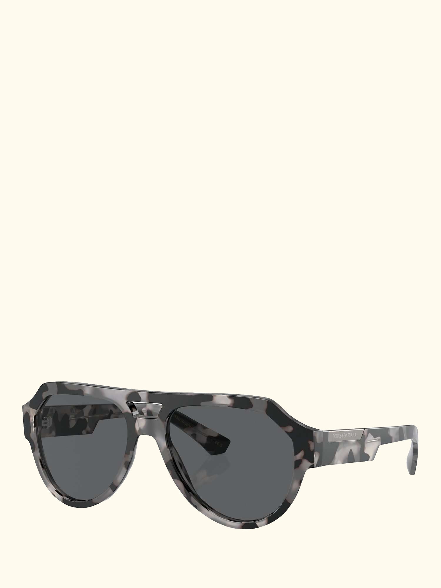 DG4466 Unisex Aviator Sunglasses, Havana Grey