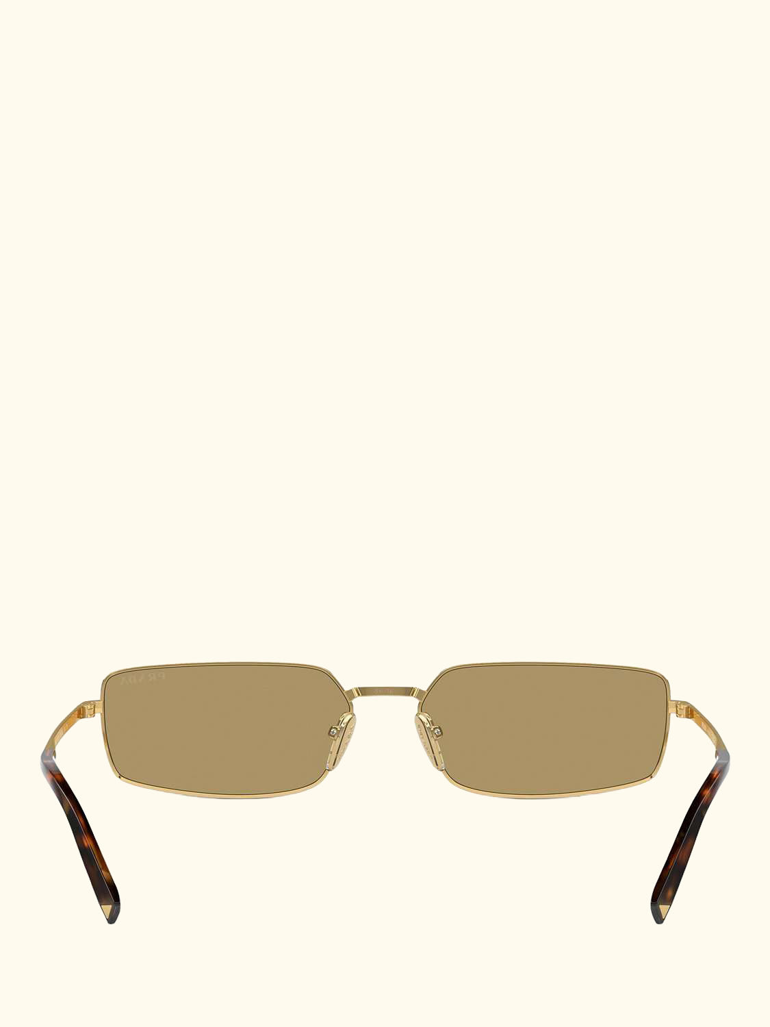PR A60S Women's Rectangular Sunglasses, Gold