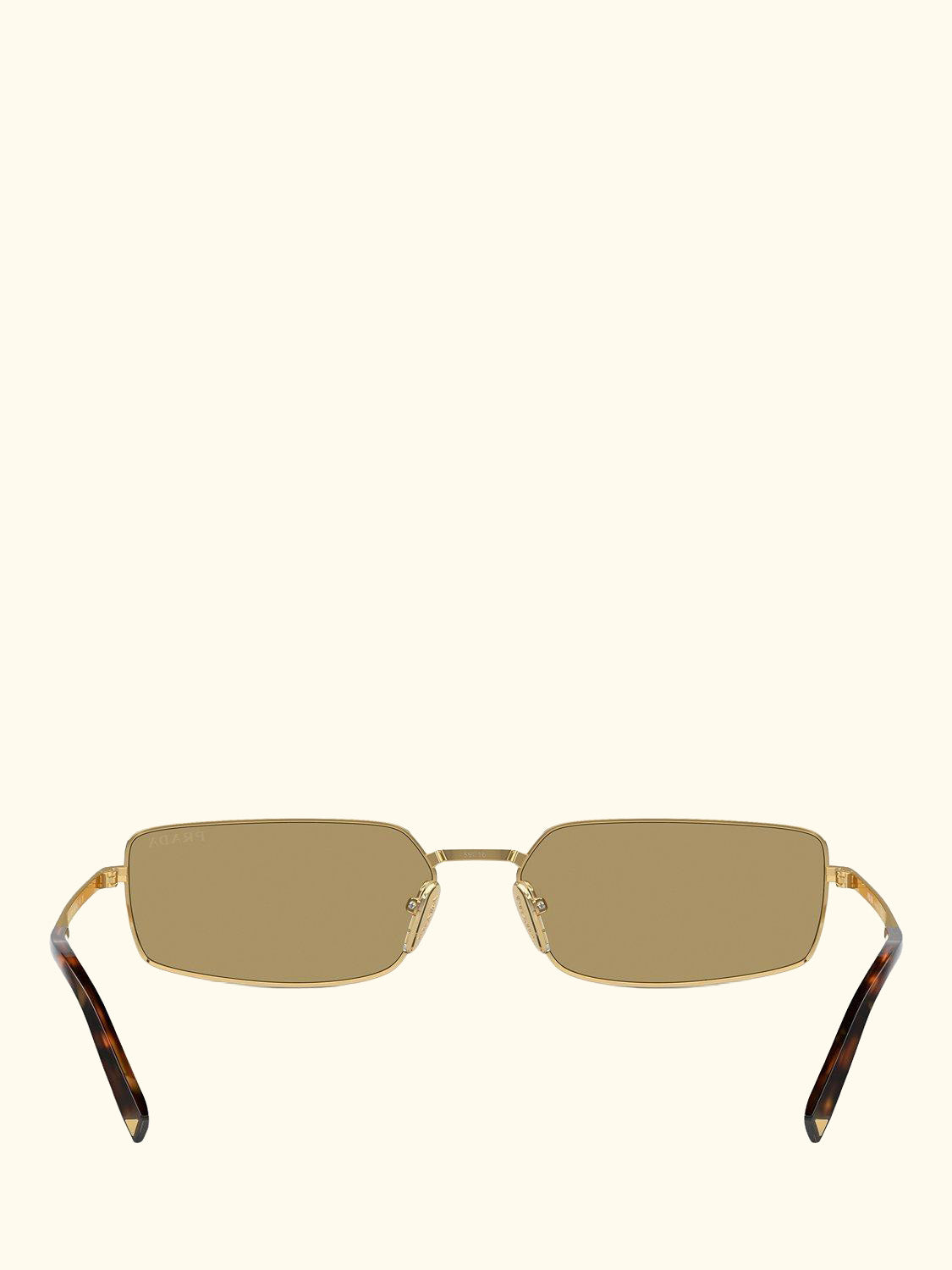PR A60S Women's Rectangular Sunglasses, Gold